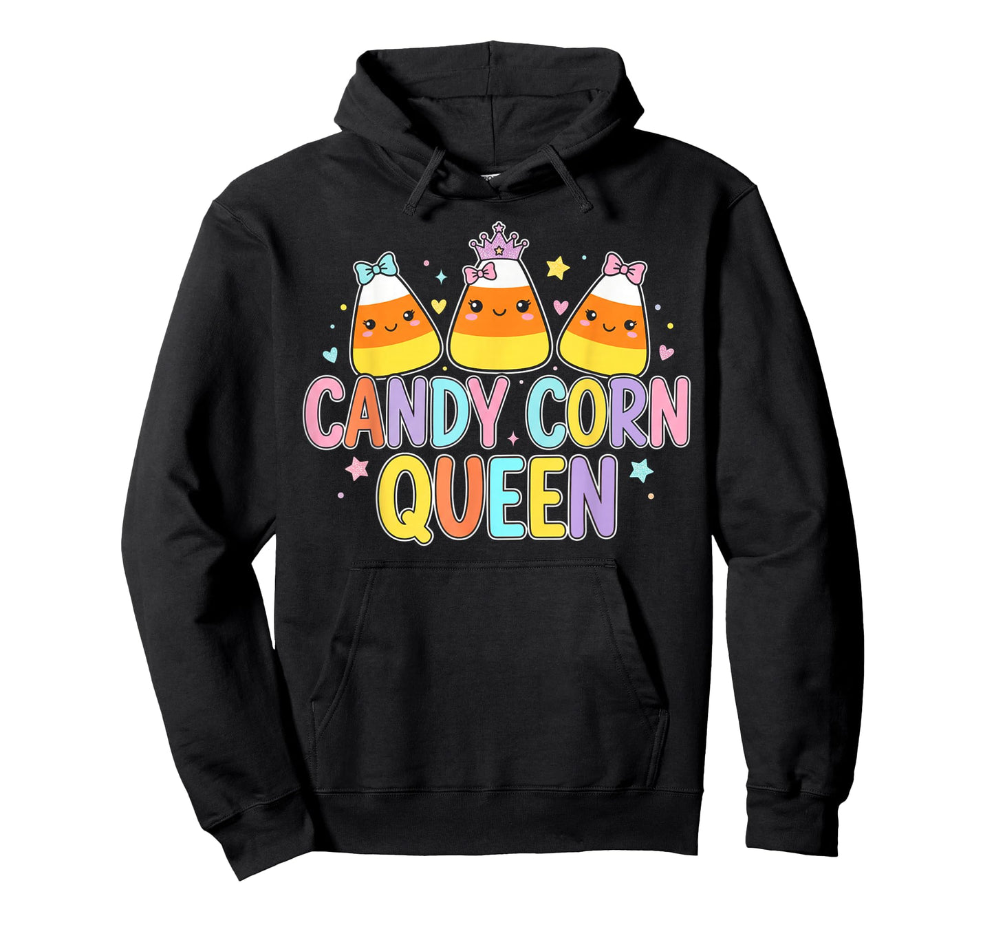 Candy Corn Queen with Halloween Party T-Shirt