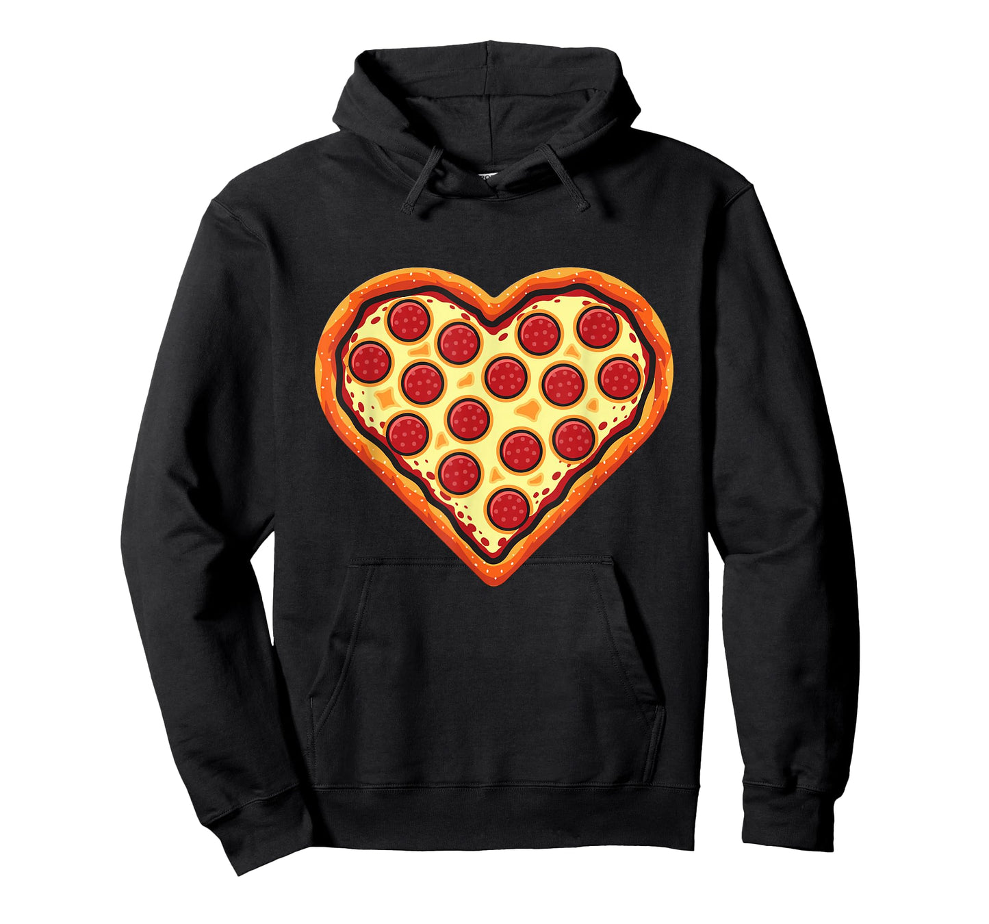 Pizza Heart Cute Valentines Day Funny Heart Shaped Pizza T-Shirt