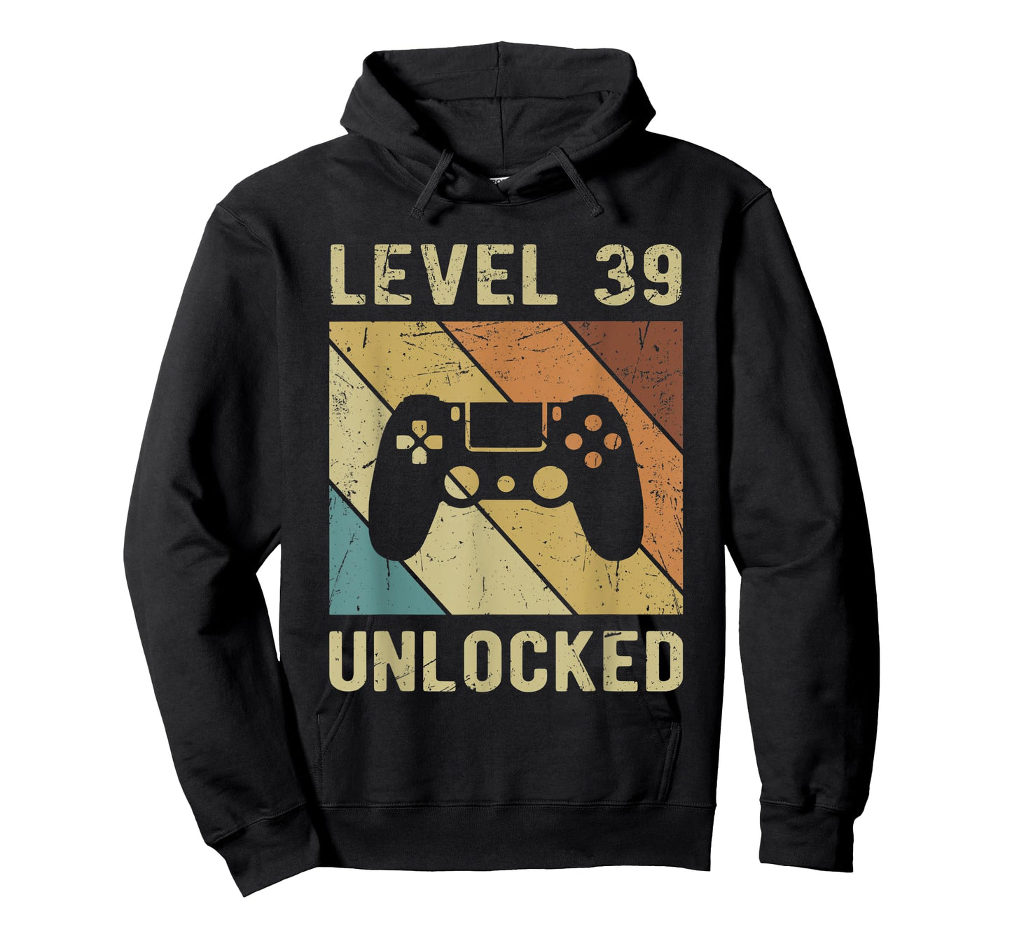 Level 39 Unlocked birthday decoration Funny Video Gamer Gift T-Shirt