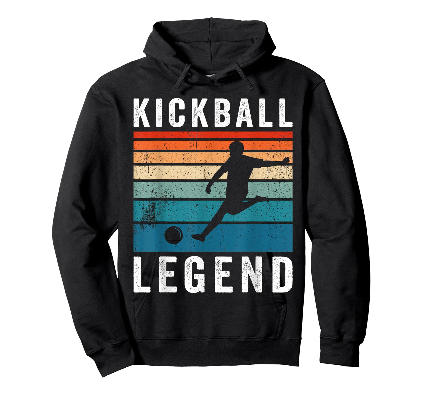 Kickball Legend Funny Kickball Player Retro Kickball T-Shirt