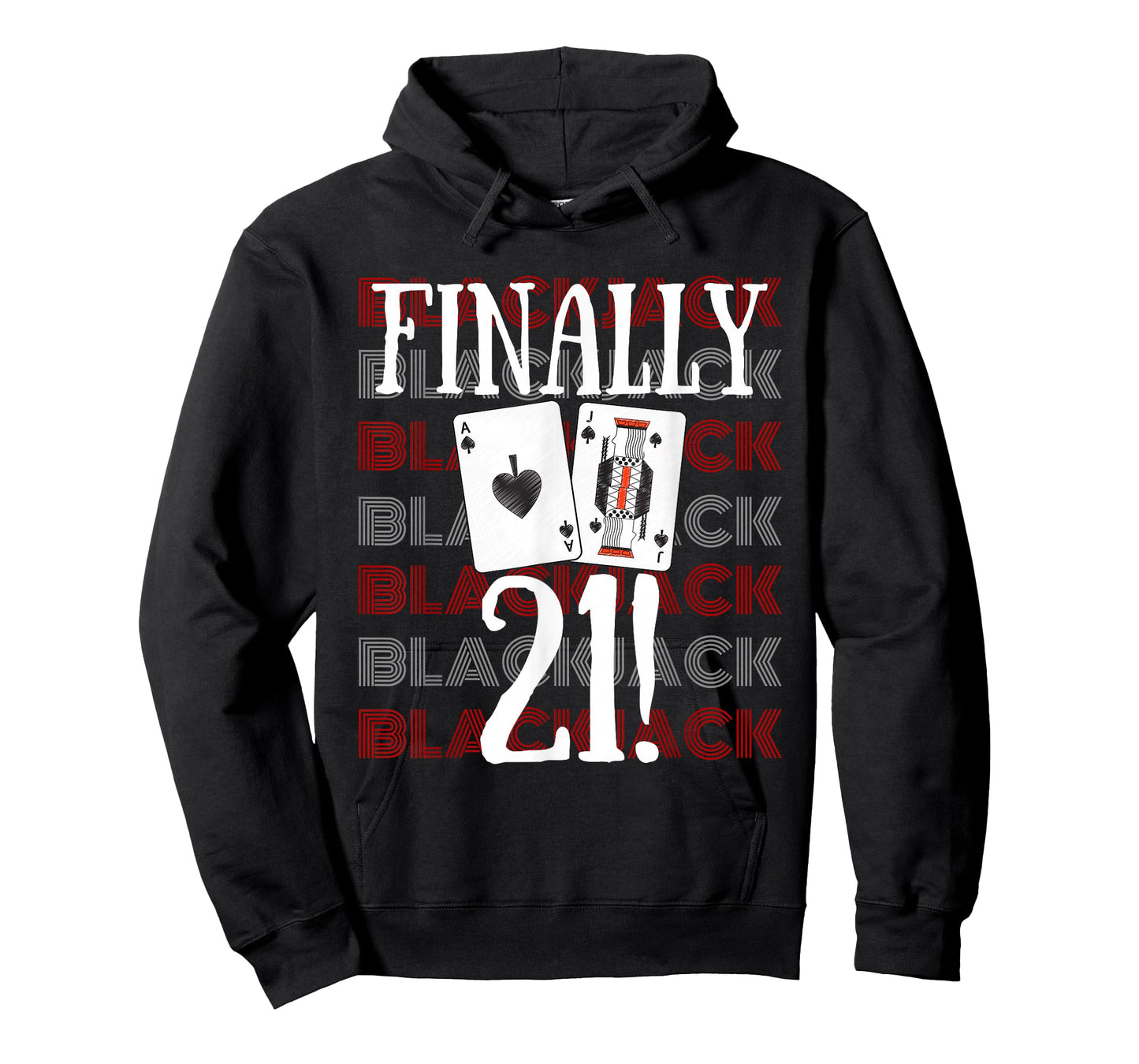 21st Birthday Las Vegas Casino Gambling Blackjack T-Shirt