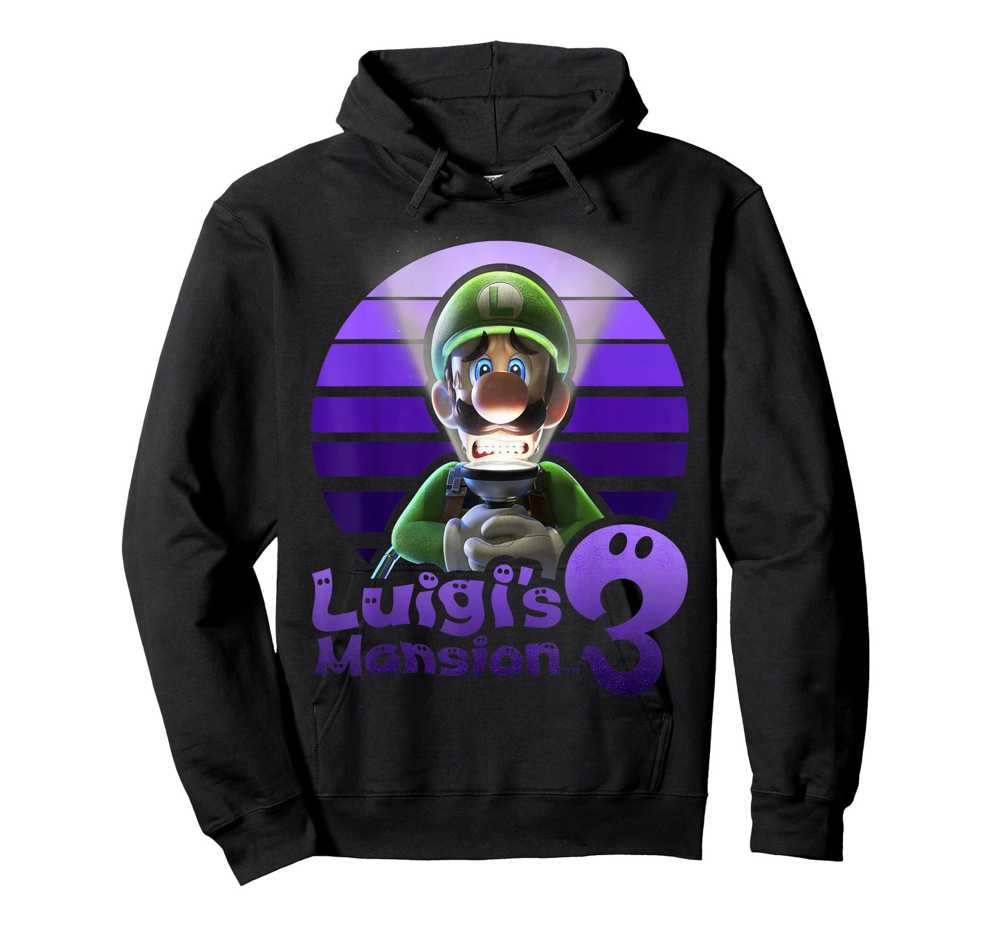 Luigi's Mansion 3 Luigi Purple Portrait T-Shirt