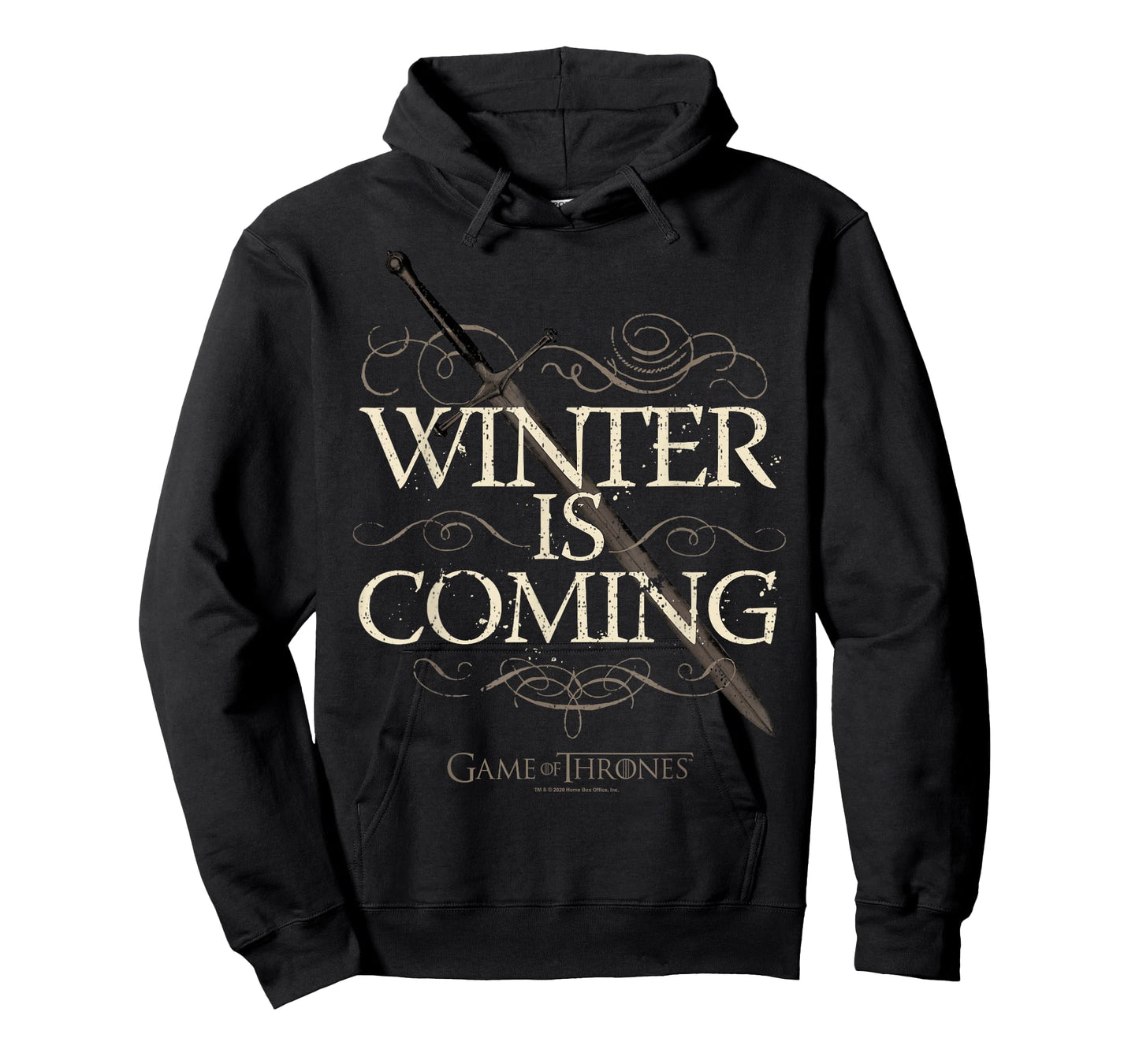 Game Of Thrones Winter Is Coming Text T-Shirt
