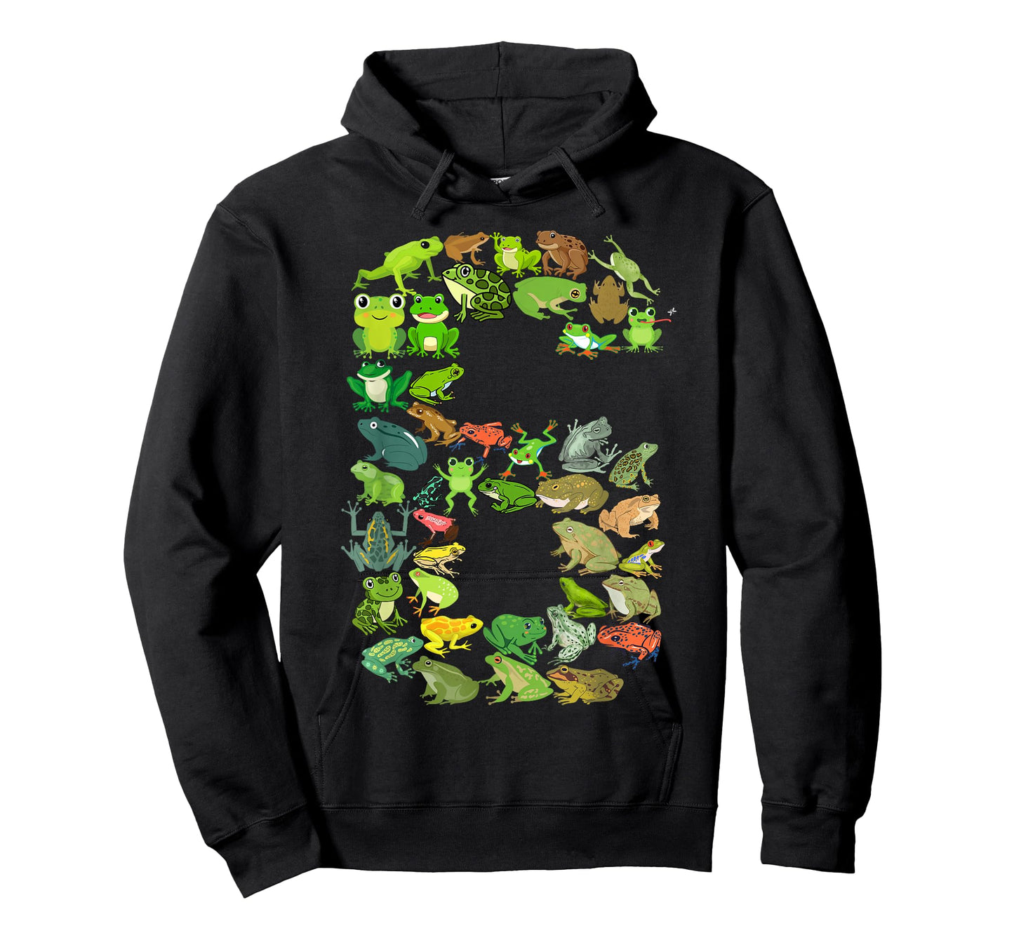Cute 6th Birthday Frog Themed 6 Year Old Kids Frog Lover T-Shirt