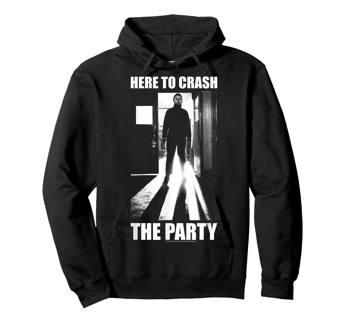 Halloween Michael Myers Here to Crash The Party T-Shirt Small