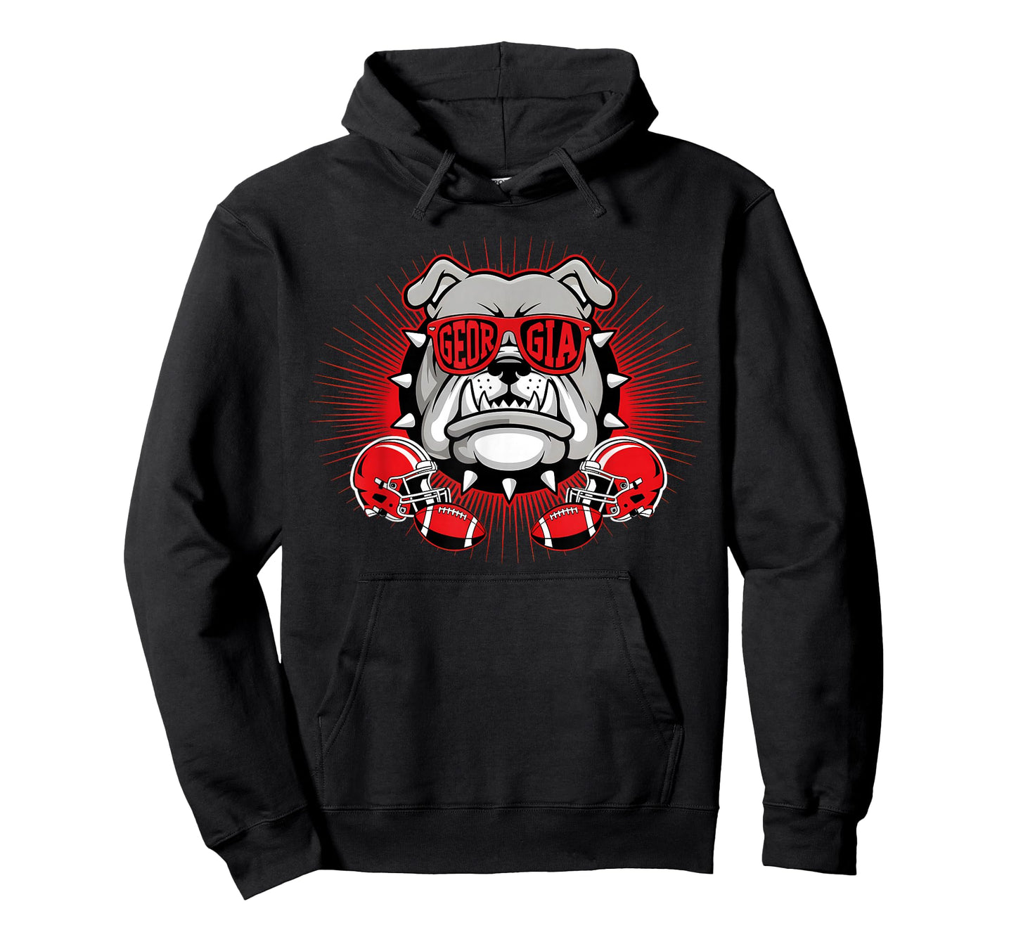 Retro GA Georgia Dog Sport Lovers Tee for Men Women Kids T-Shirt