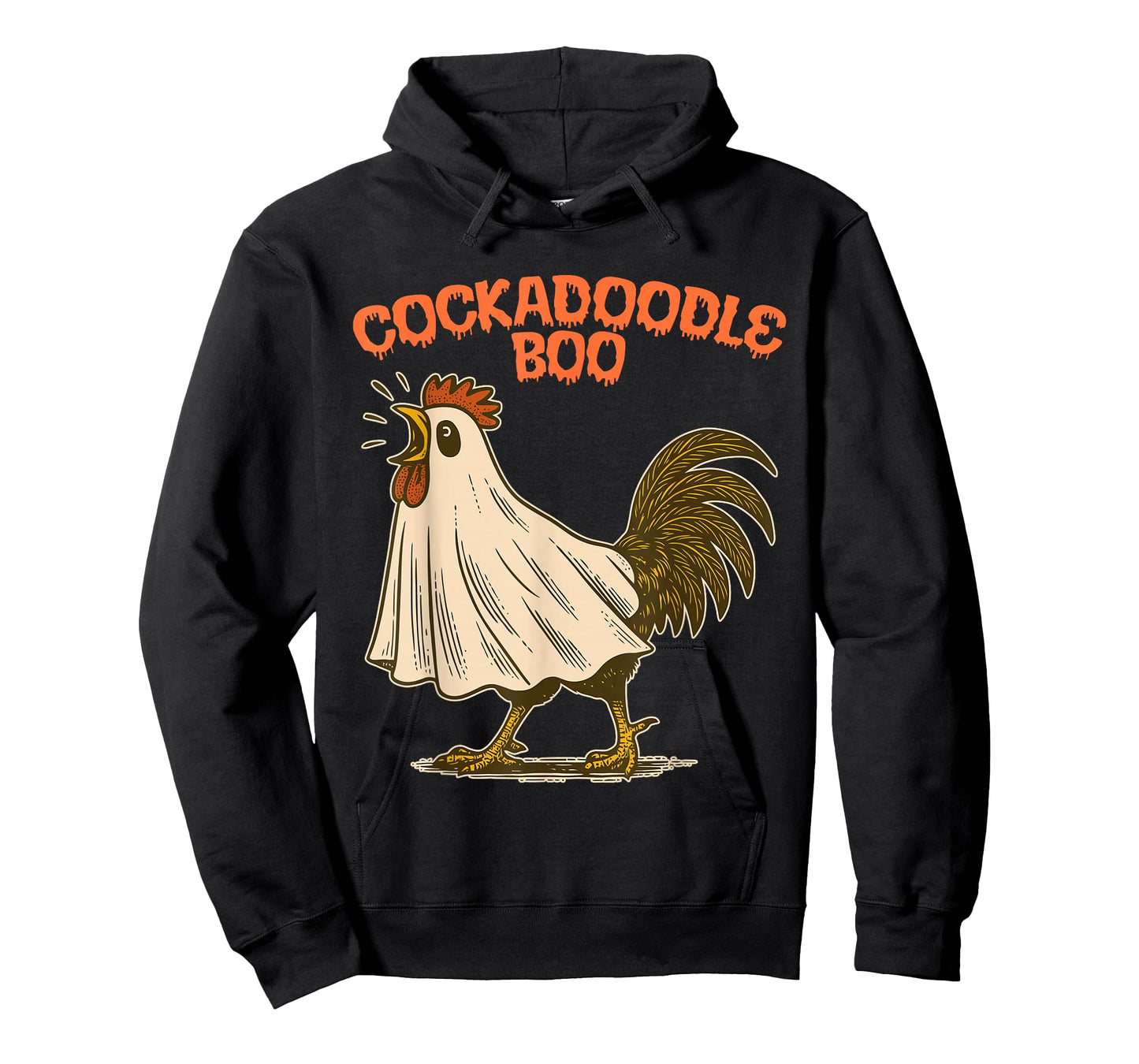Cockadoodle Boo Funny Halloween Design T-Shirt