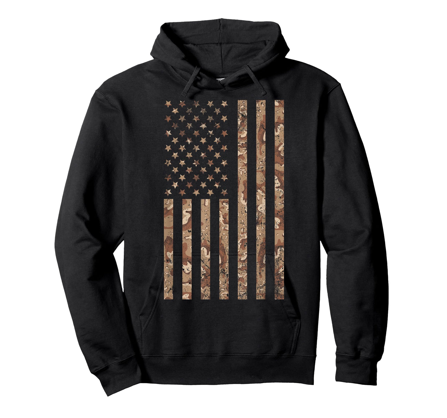 Desert Camo American Flag Military, Tactical Camouflage USA T-Shirt for Women Kids Men