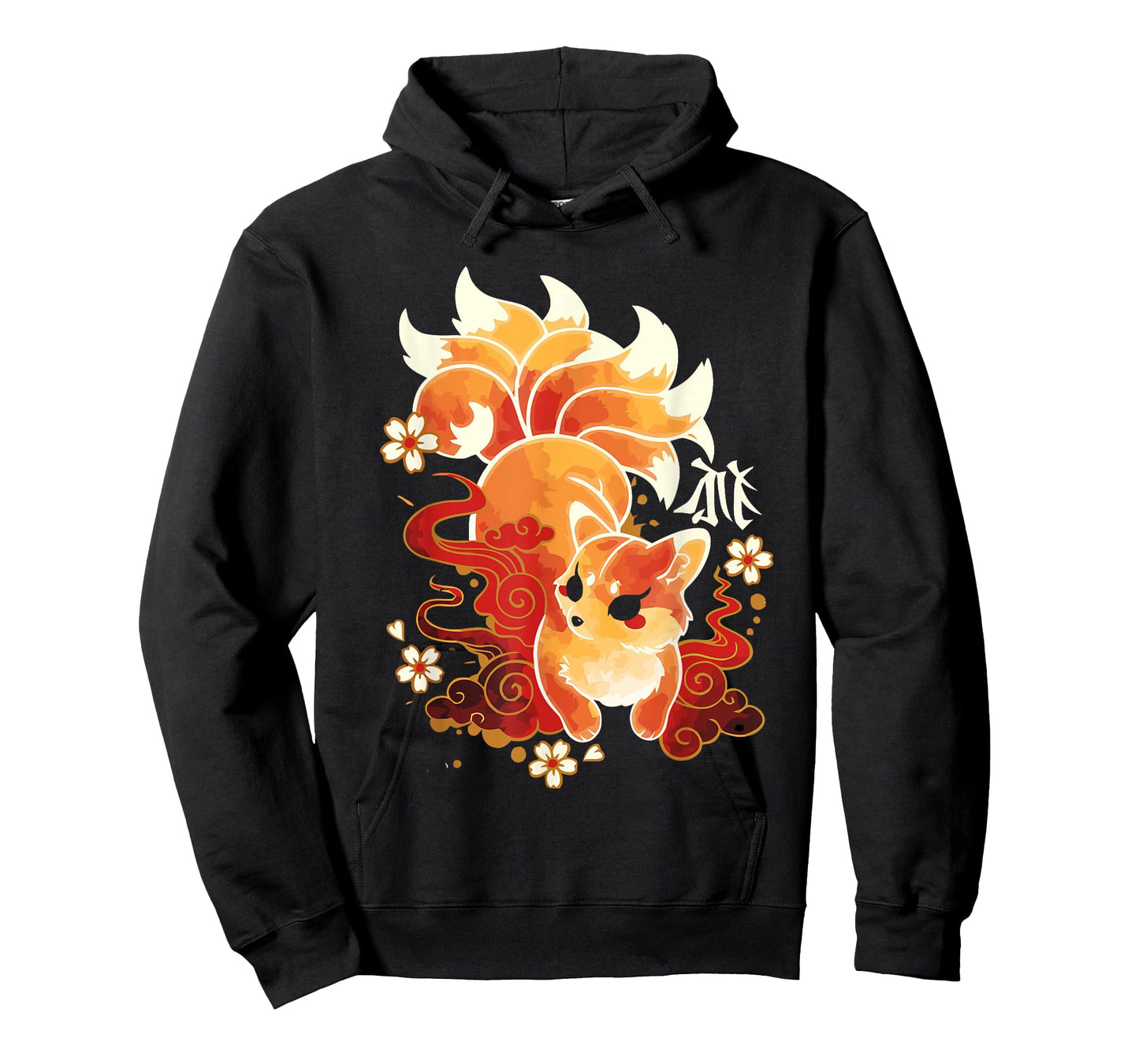 Kitsune Fox Animal Cute Japanese Anime Kawaii Fox T-Shirt