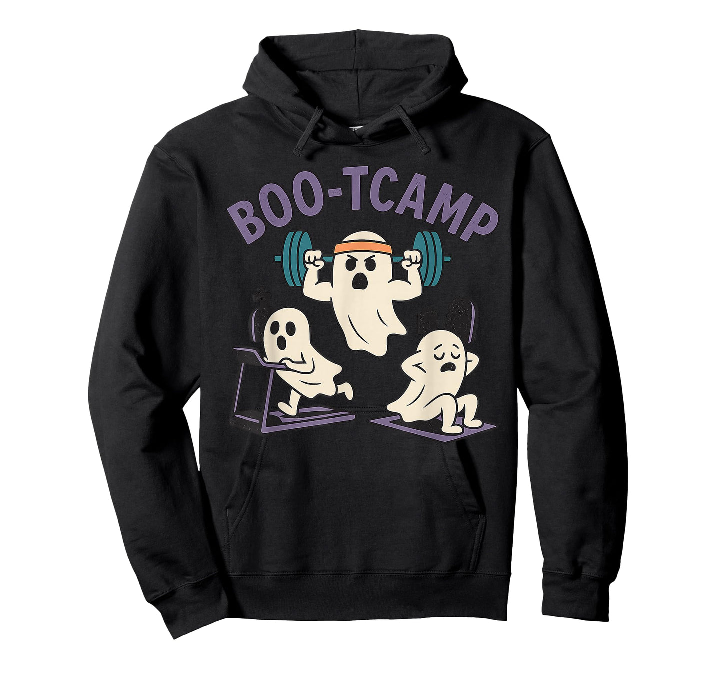 Boo-TCAMP Funny Ghost Gym - Halloween Workout Fitness Ghost T-Shirt