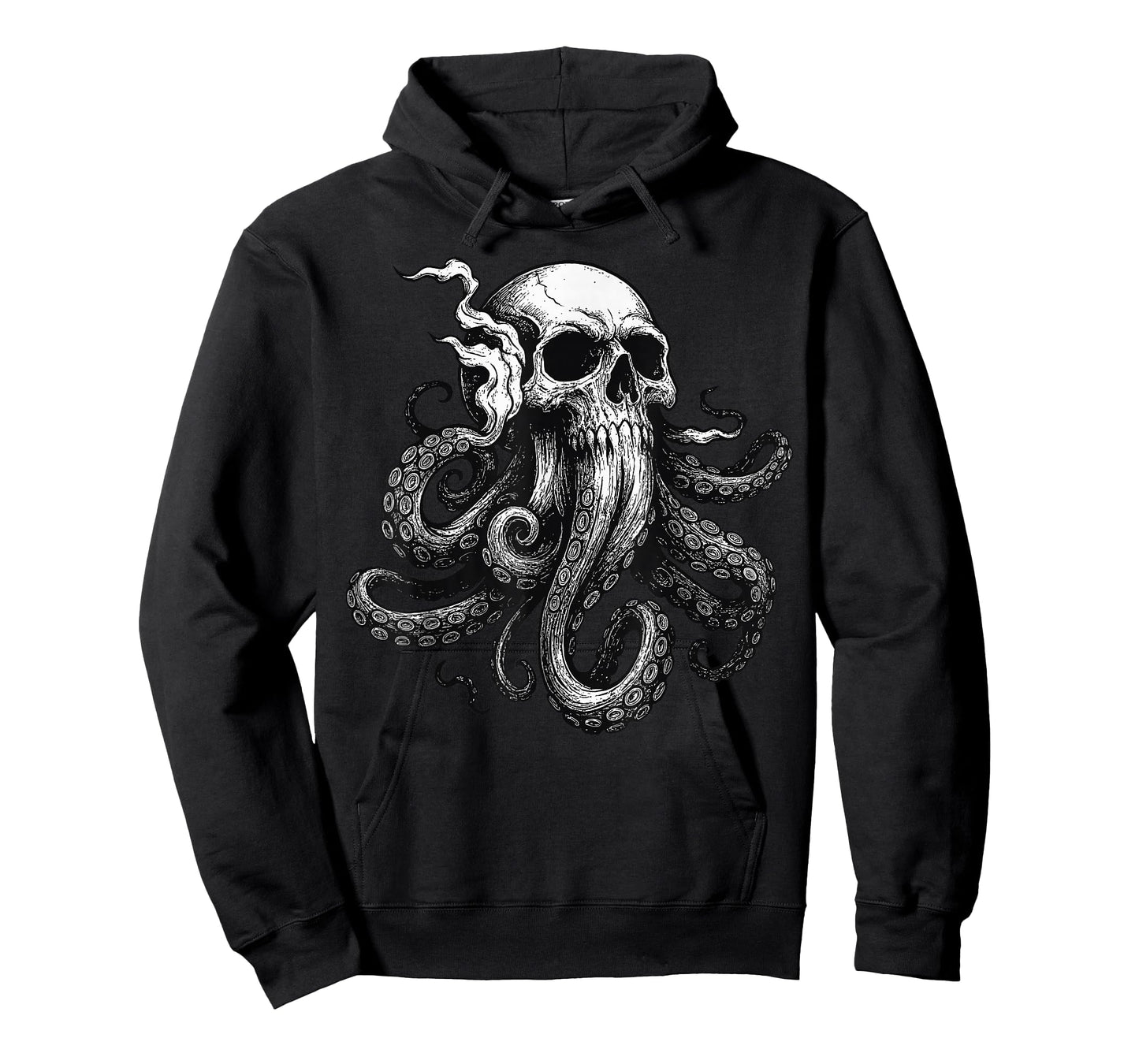 Cthulhu Kraken Skull Octopus Graphic Nautical Sea Monster T-Shirt