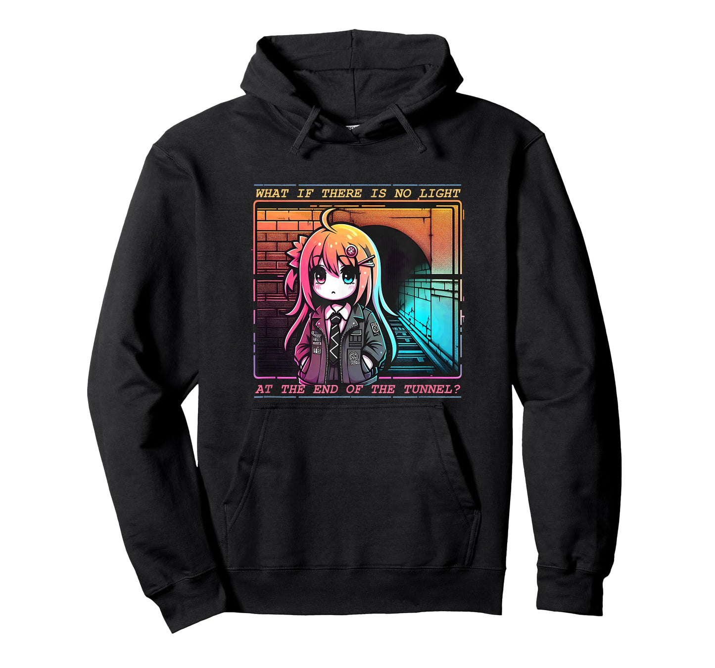 No Light the End of Tunnel Melancholy Depression T-Shirt