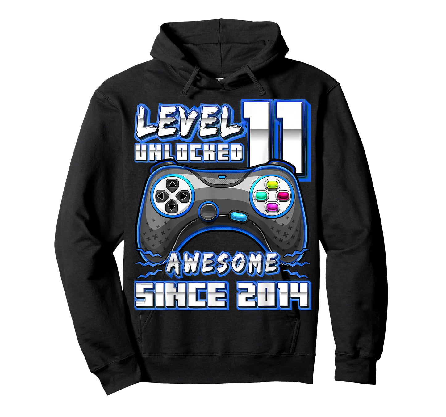 11th Birthday Boy Level 11 Gamer 11 Year Video Game Party T-Shirt