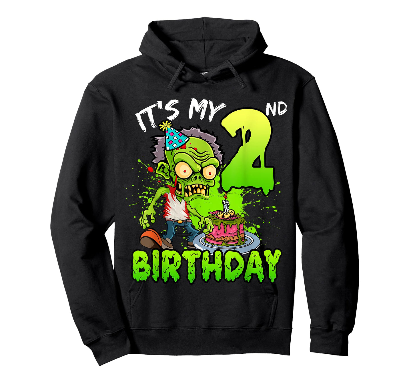It's My 2nd Birthday Zombie Lover 2 Year Old Boys Girls T-Shirt