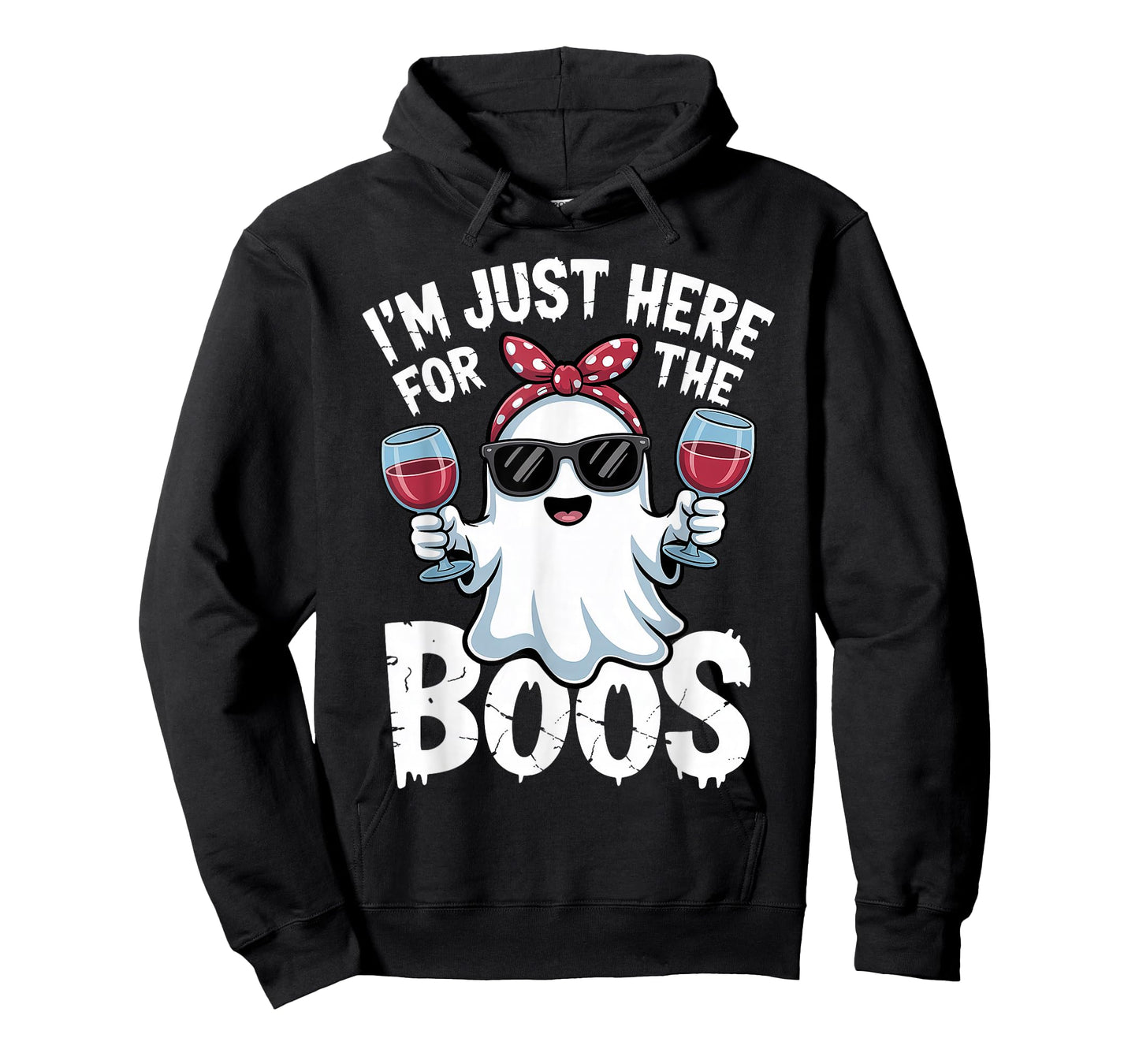 I'm Just Here for The Boos Halloween Ghost T-Shirt