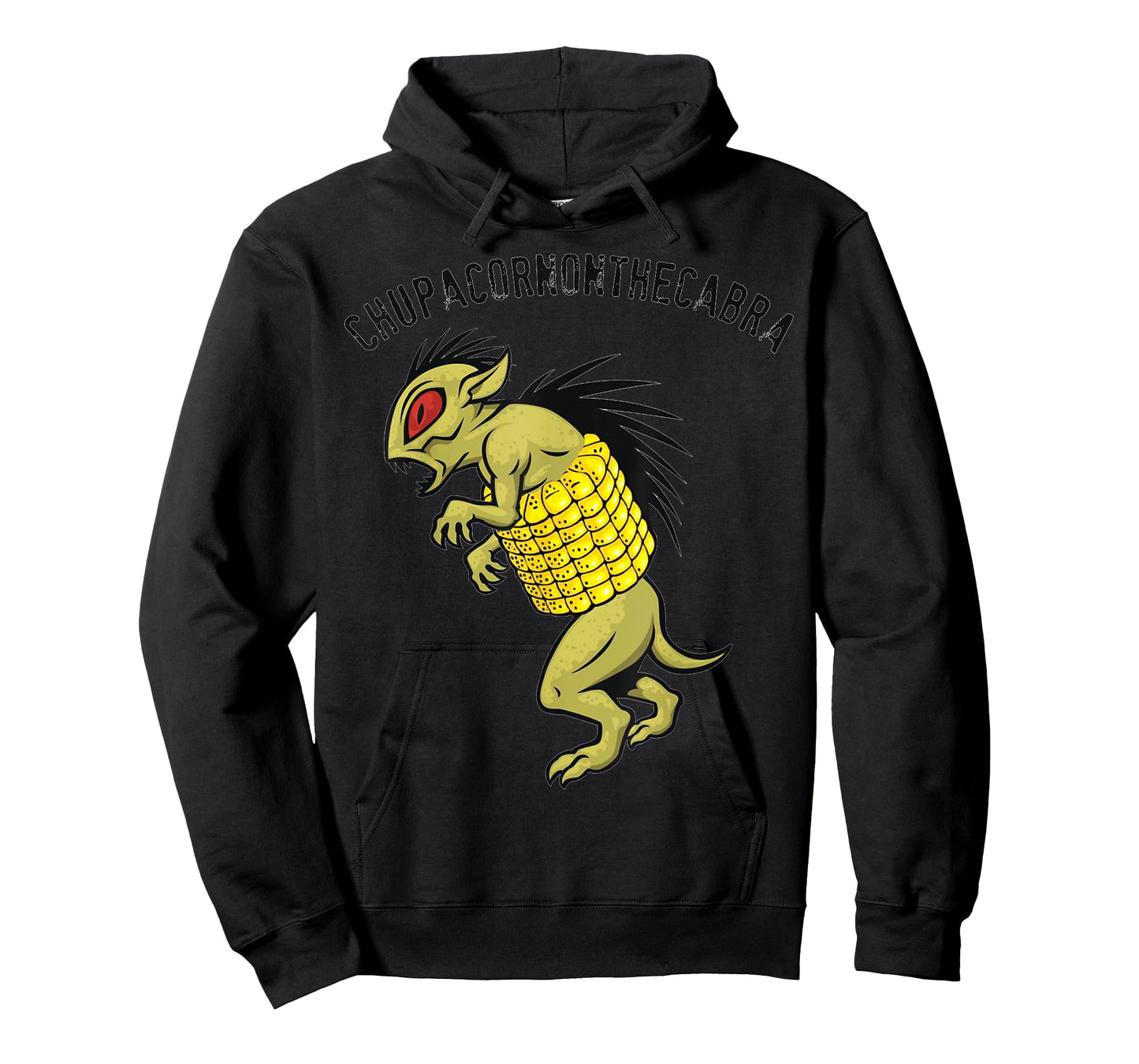 El Chupacabra Chupacornonthecabra Corn on the Cob Novelty T-Shirt