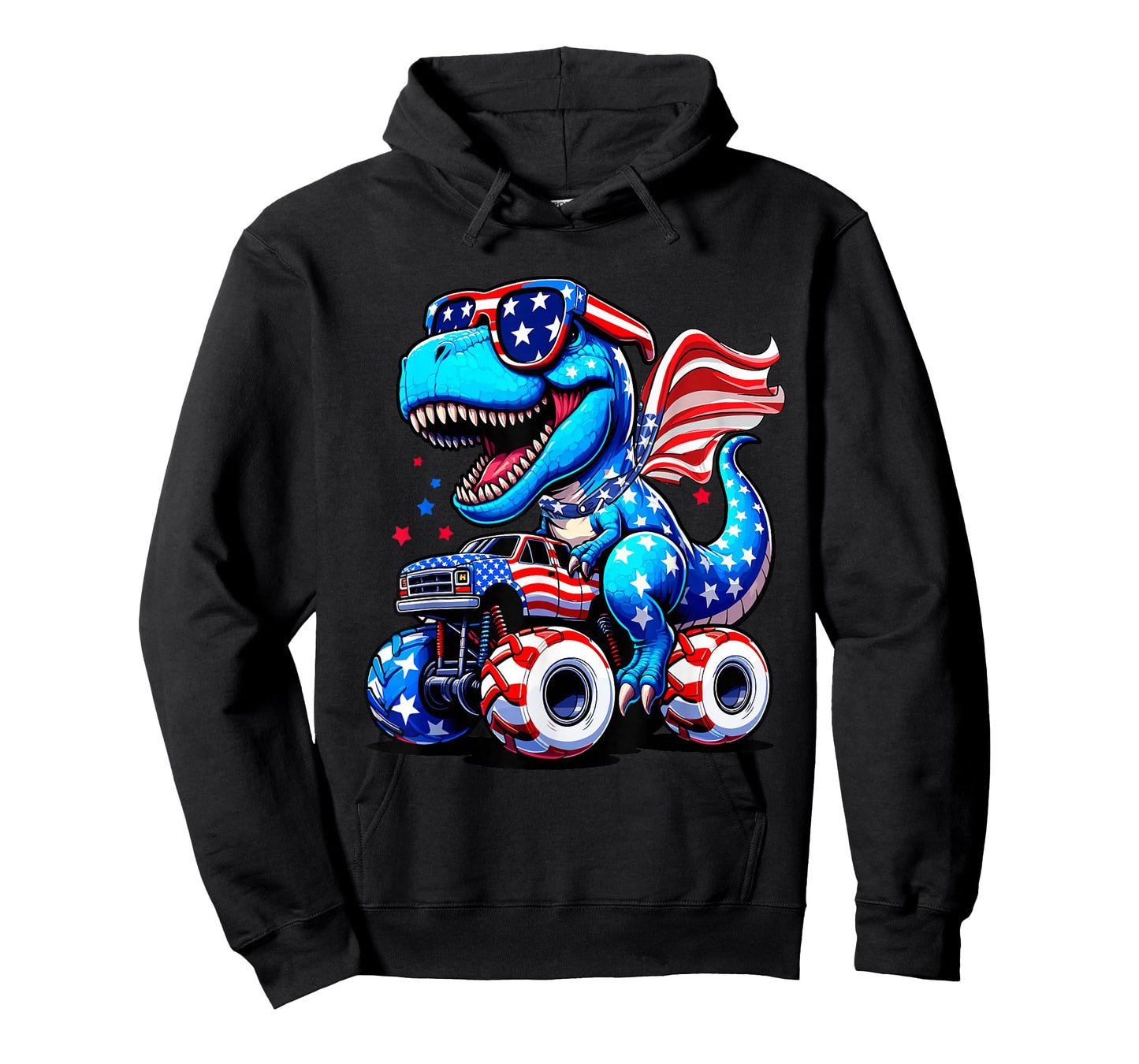 Dinosaur 4th Of July T Shirt Kids Boys Men Amerisaurus T Rex T-Shirt