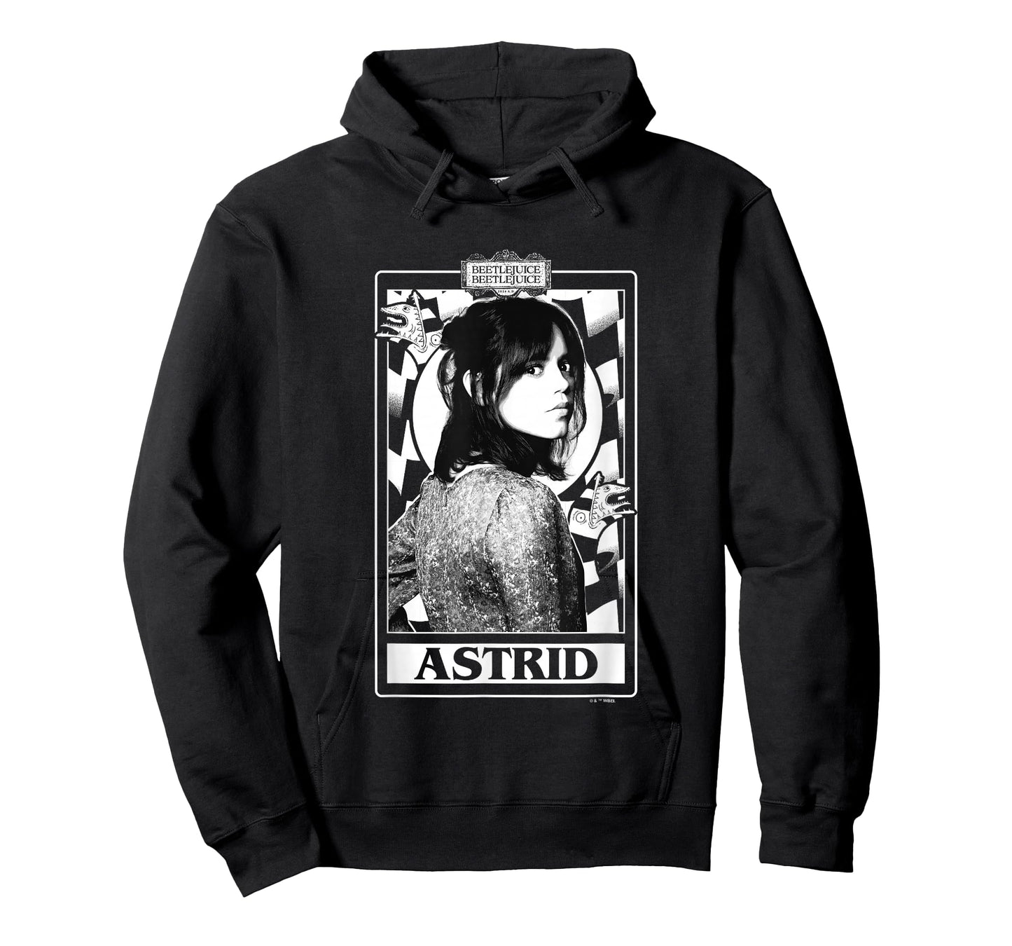 Beetlejuice Beetlejuice Astrid Deetz Tarot Card Vintage T-Shirt