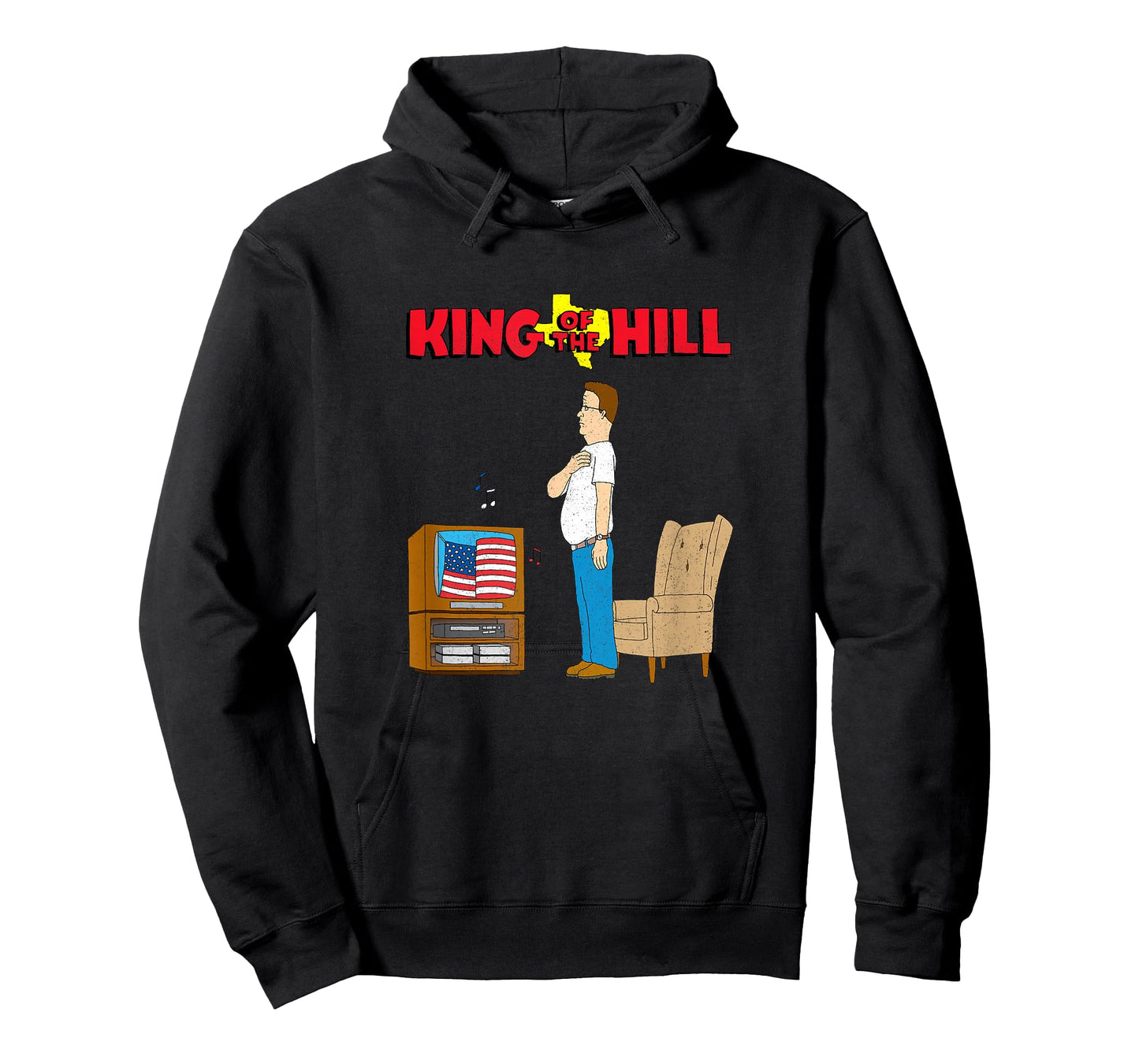 King of The Hill Hank Star Spangled Banner Cartoon T-Shirt