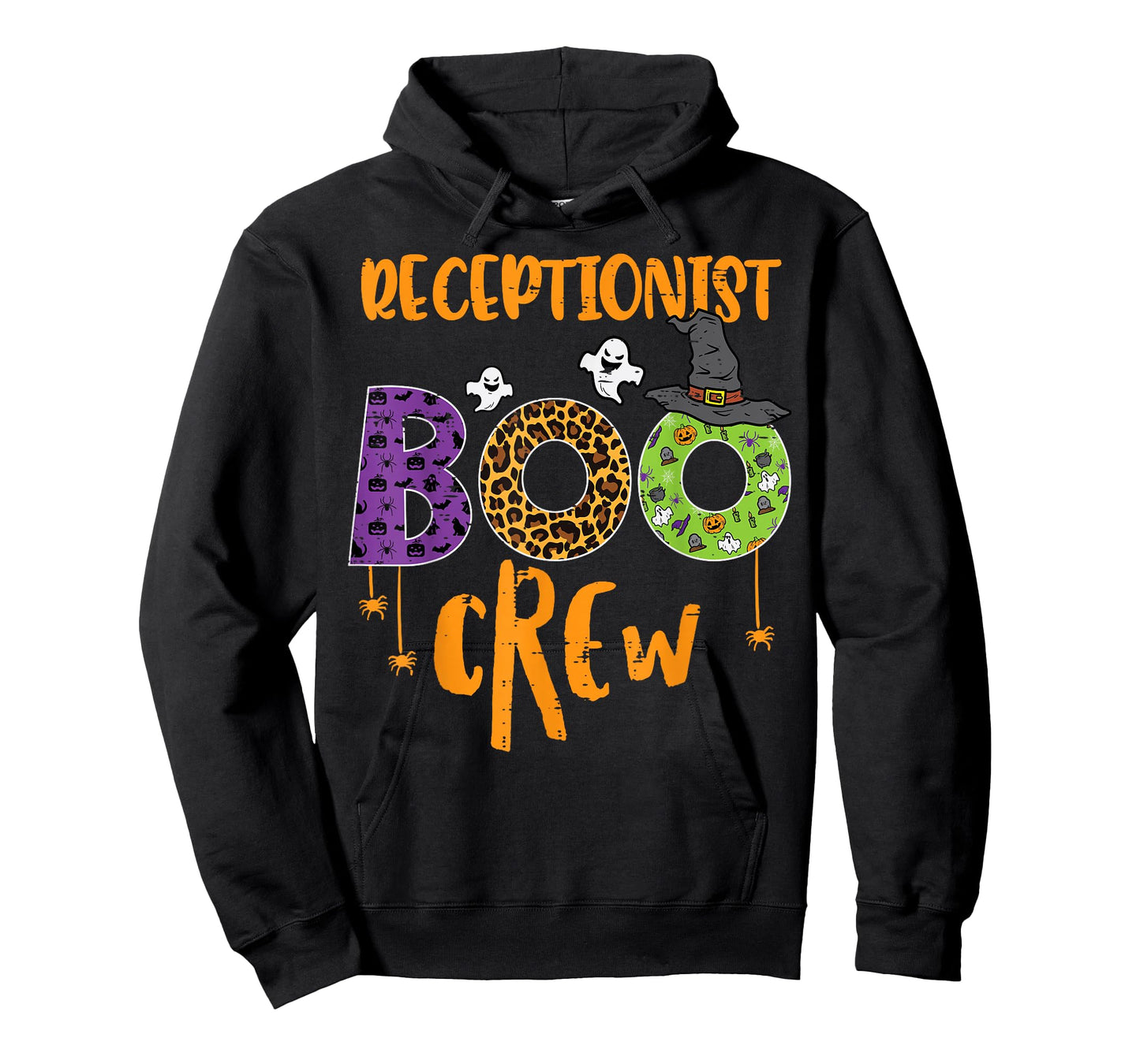 Halloween Receptionist Boo Crew Front Desk Costume Women Men T-Shirt