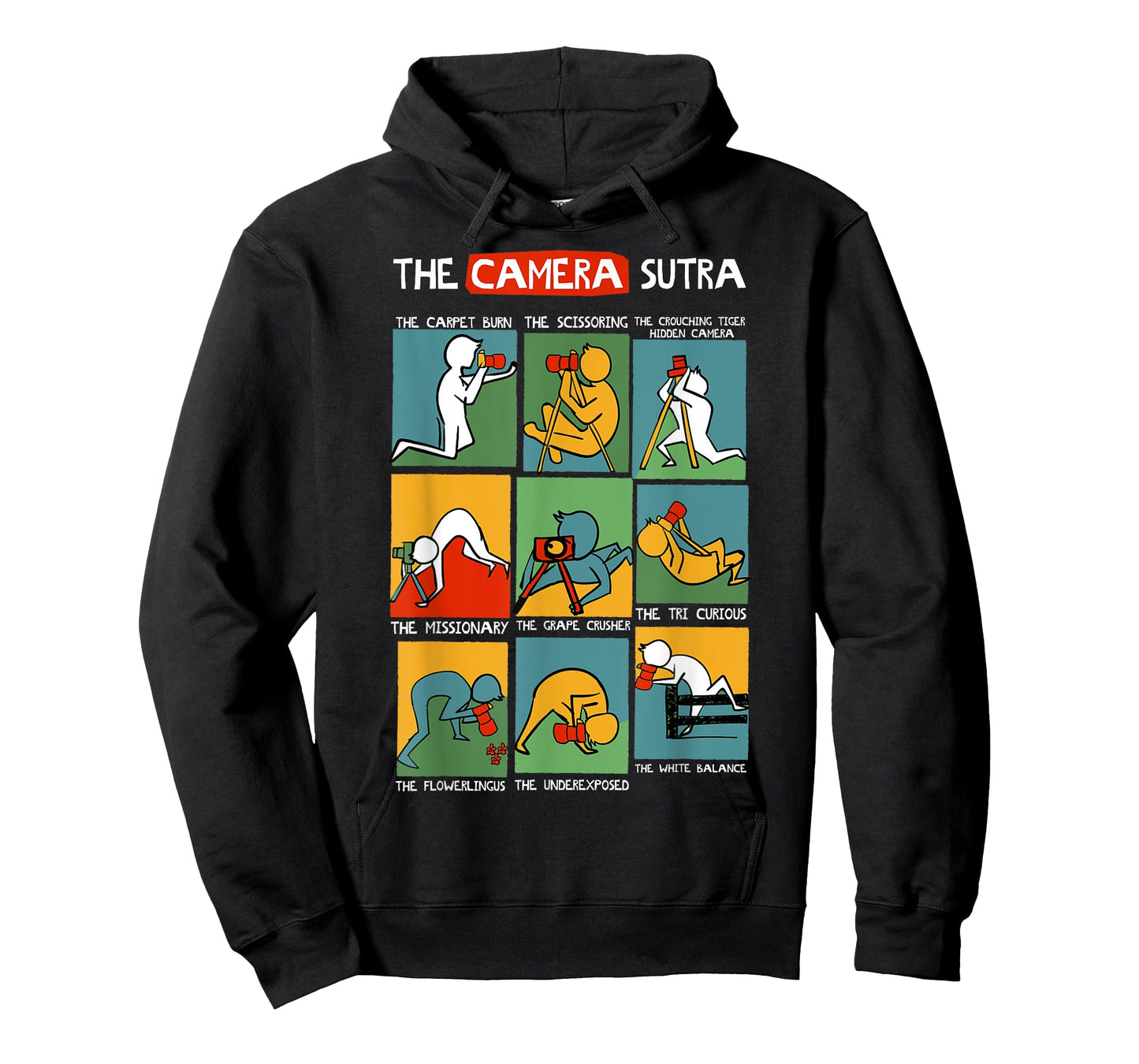 Funny Camera Sutra Gift design design T-Shirt