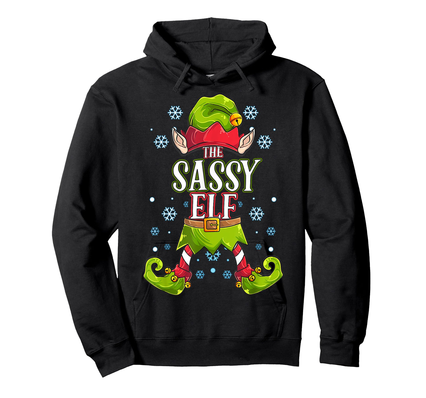 Sassy Elf Matching Family Group Christmas Party T-Shirt