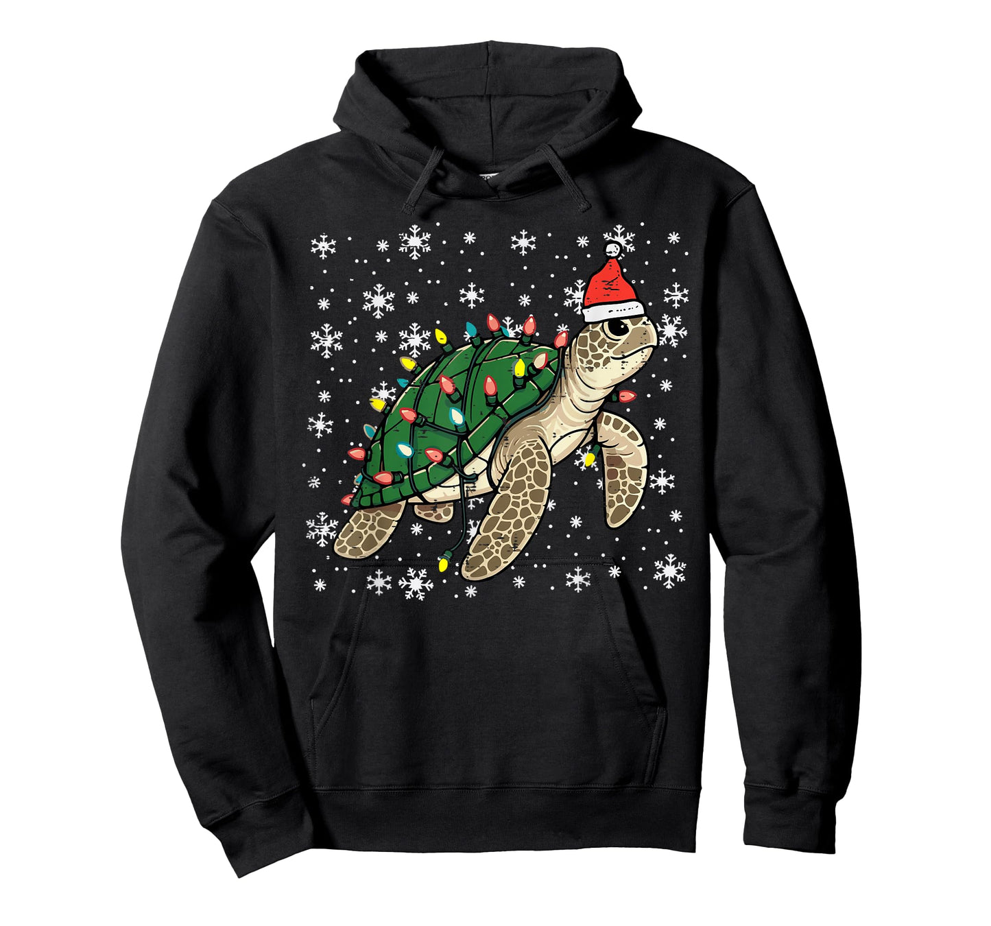 Christmas Sea Turtle Santa Xmas Men Women Boys Girls Kids T-Shirt