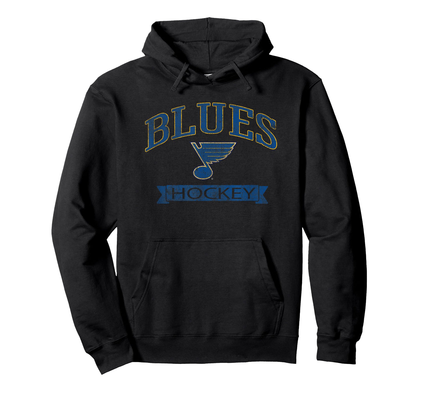 St. Louis Blues Vintage Hockey Black Officially Licensed T-Shirt