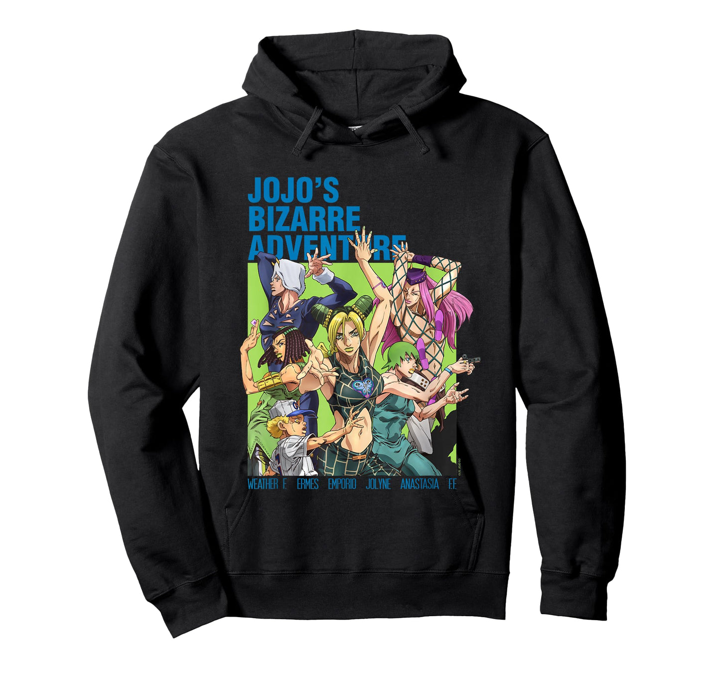 JoJo's Bizarre Adventure Part 6 Stone Ocean Group Pose Anime T-Shirt