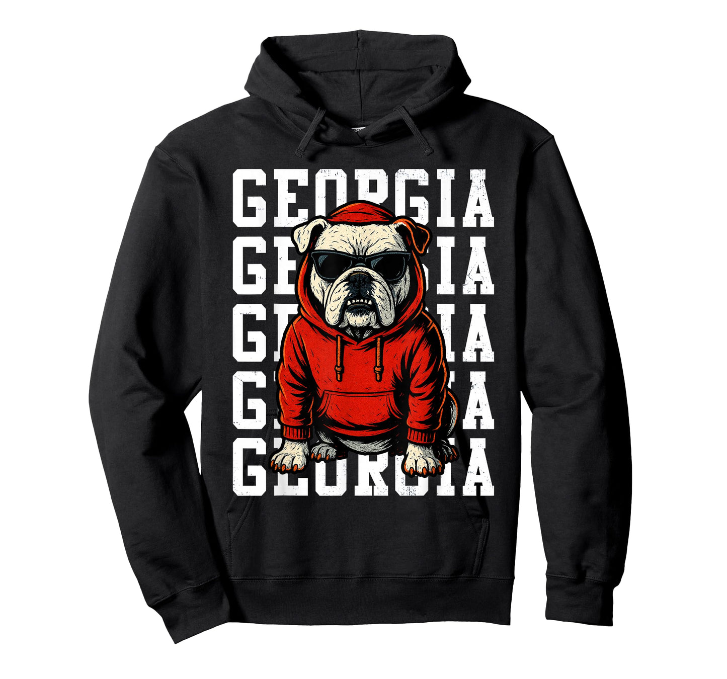 Dawgline Ghost, Redlayer March Built In Silence Love Bulldog T-Shirt
