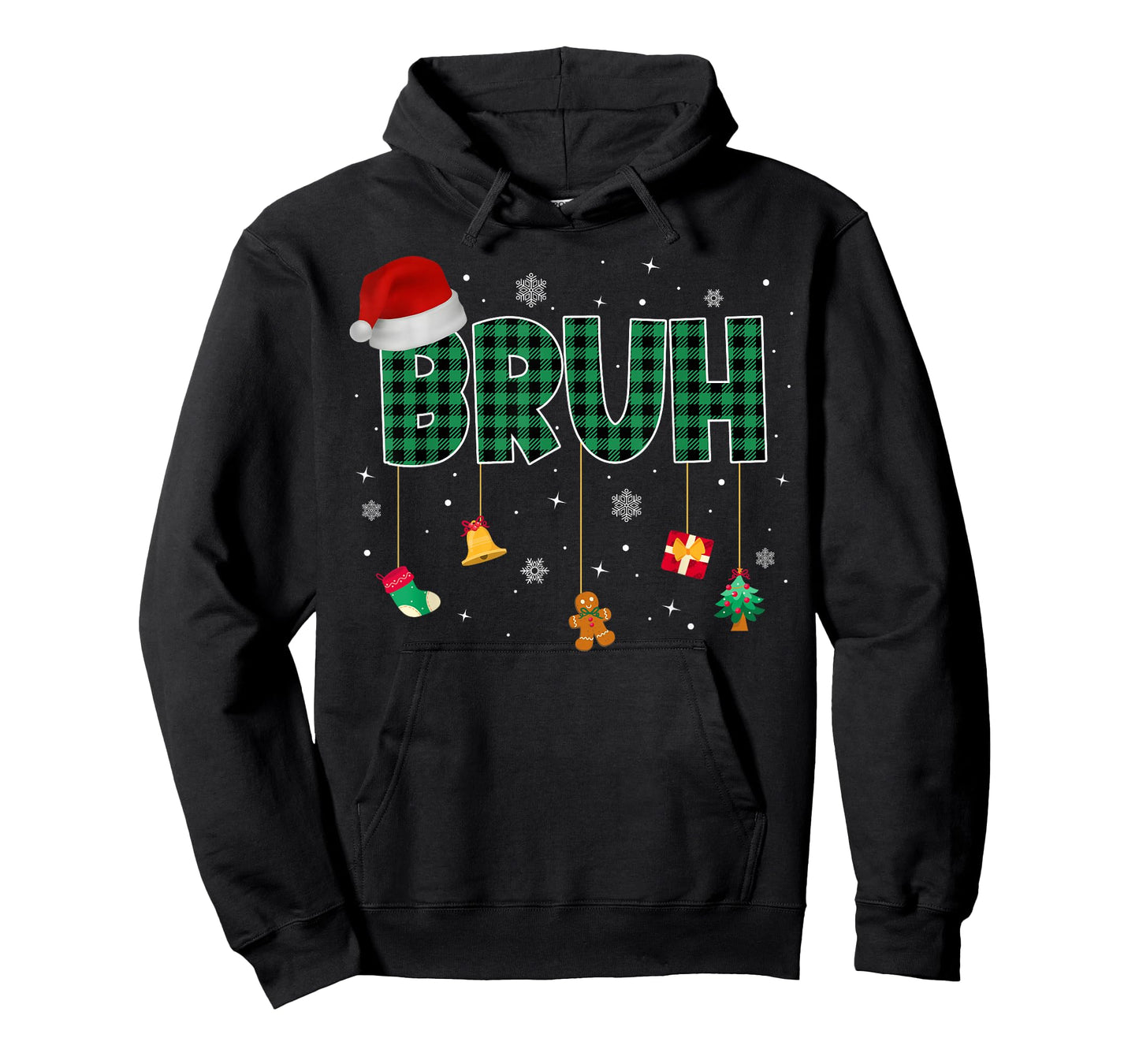 Bruh Funny Merry Christmas Xmas Family Pajama Men Women Kids T-Shirt