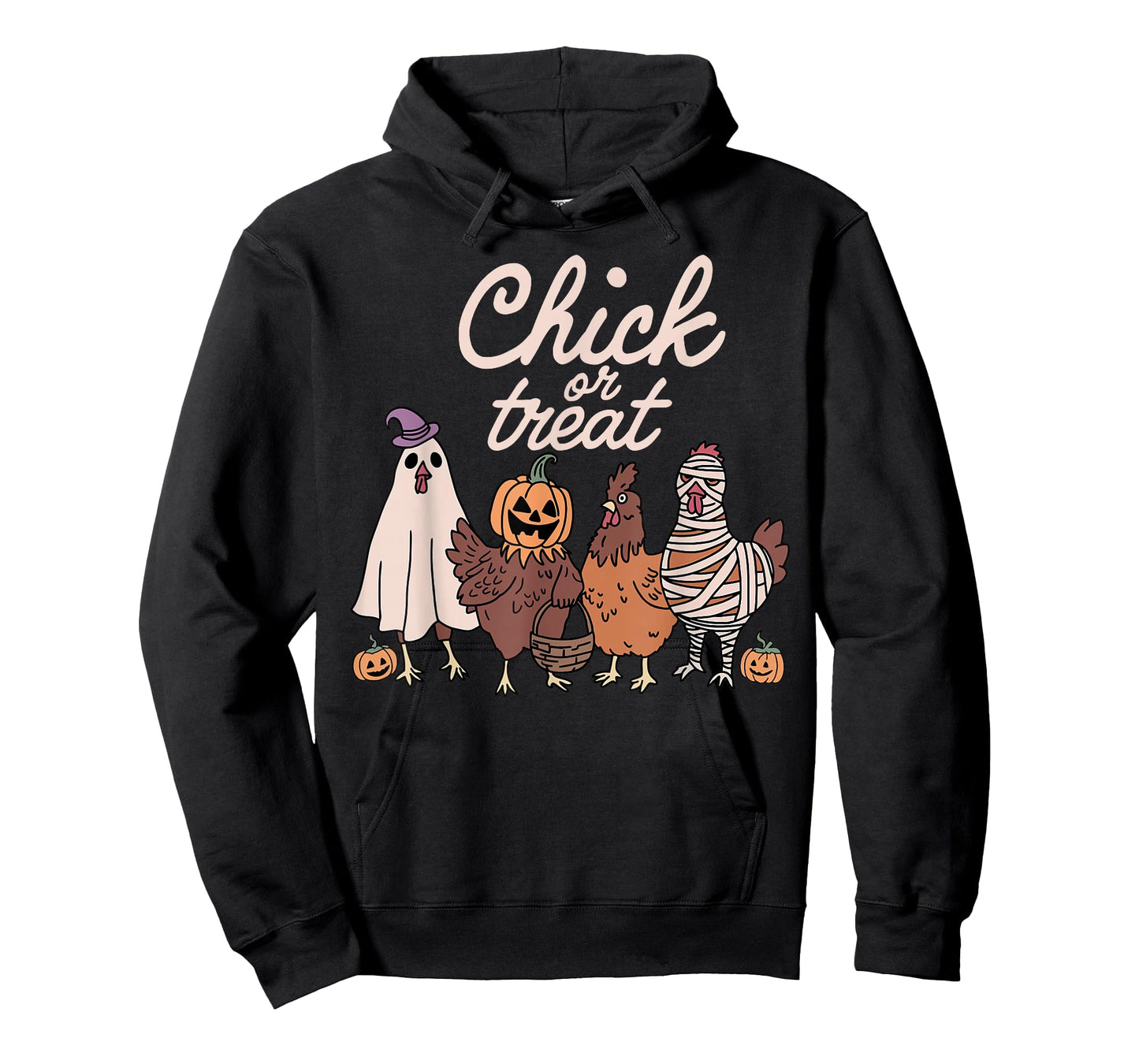 Chick Or Treat Spooky Season Halloween Chickens Ghost Mummy T-Shirt