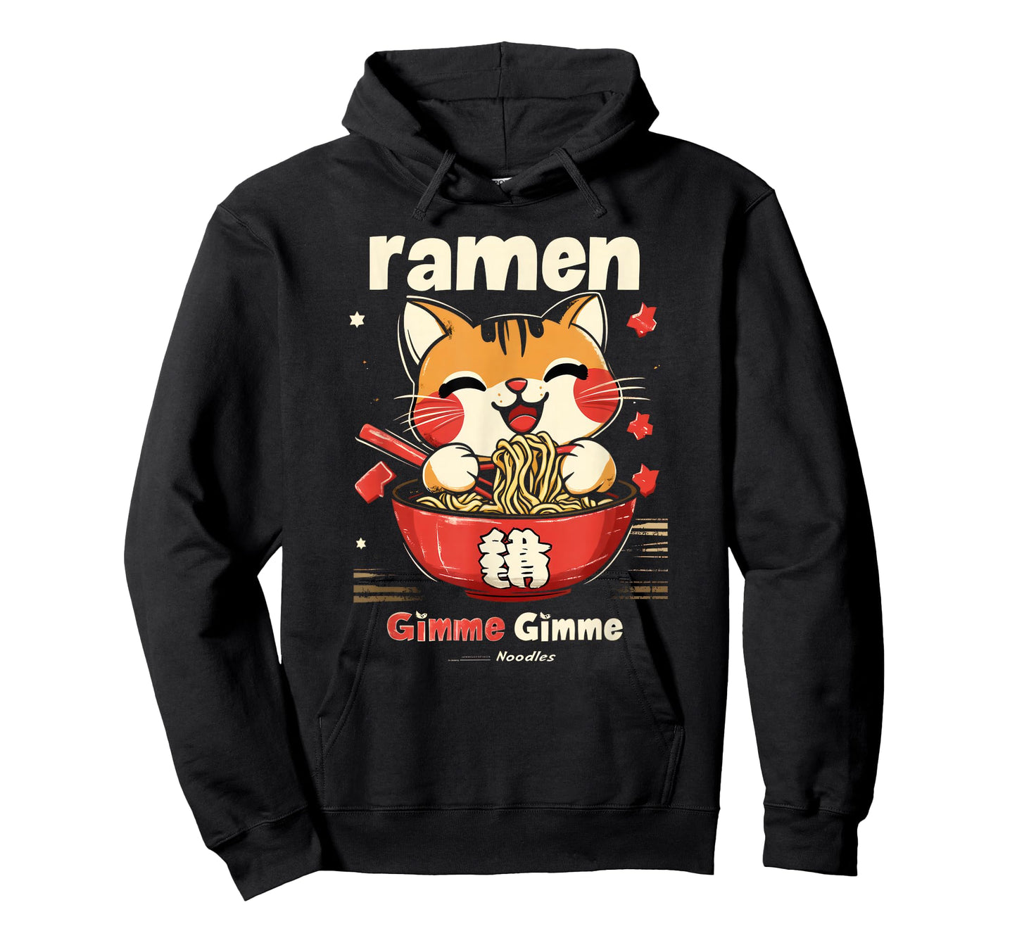 Anime Cat Ramen Kawaii japanese cat kawaii manga T-Shirt
