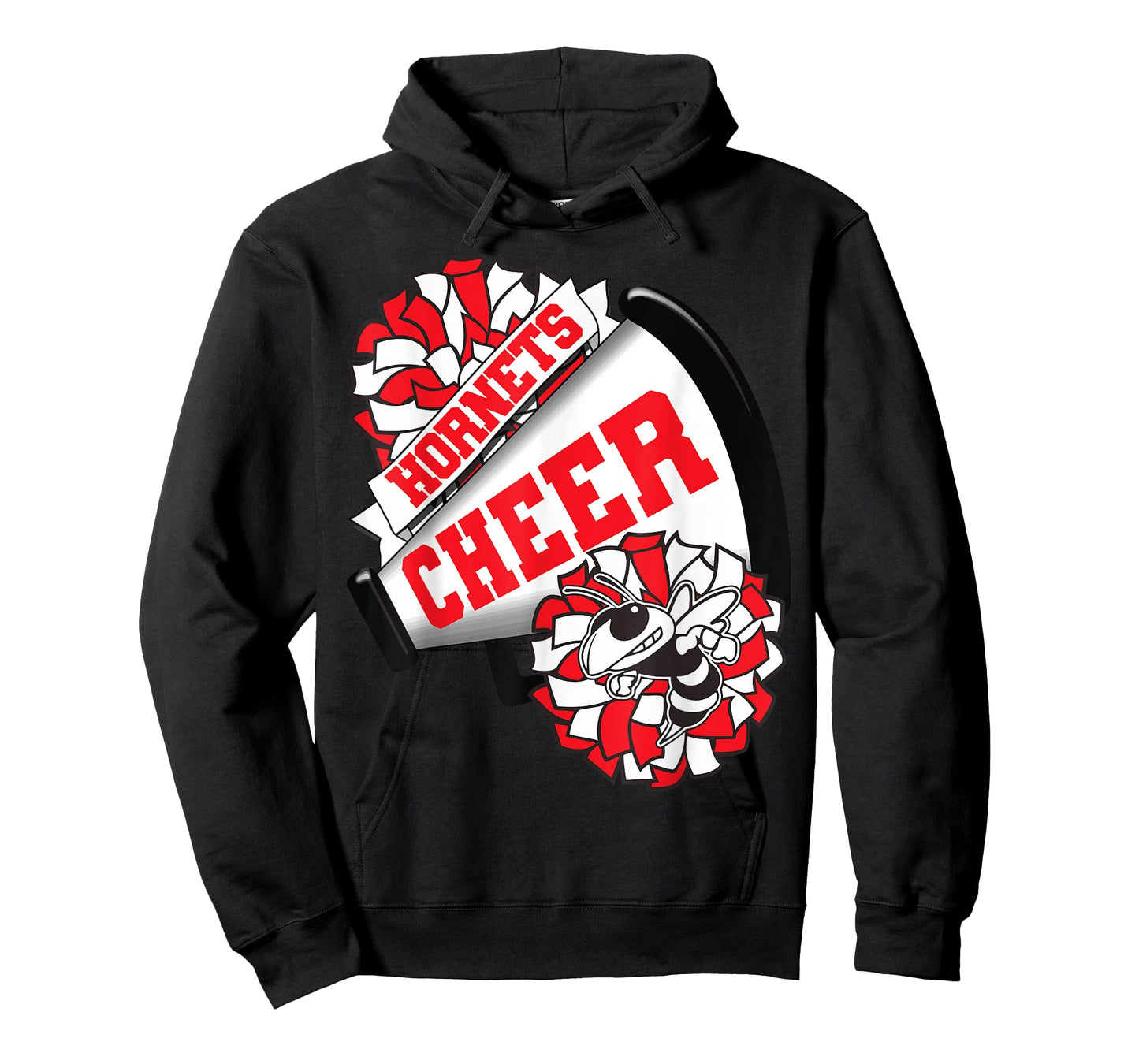Hornets Cheer Back To School Cheerleading Spirit Red T-Shirt