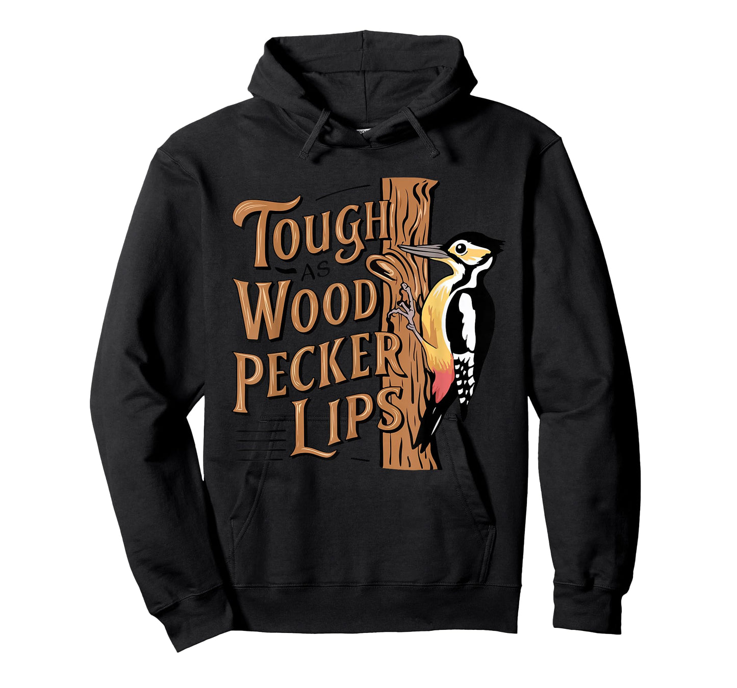 Tough-As Woodpecker Lips vintage Birdwatching Woodpecker T-Shirt