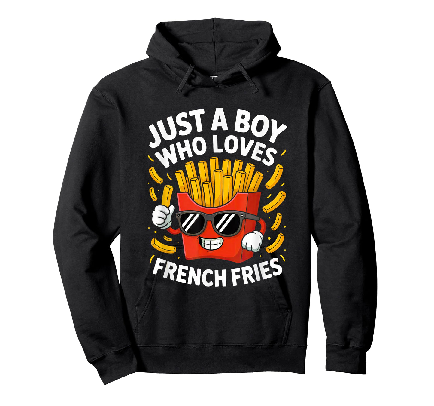 Just a Boy Who Loves French Fries Teen Boys Toddler Kid T-Shirt