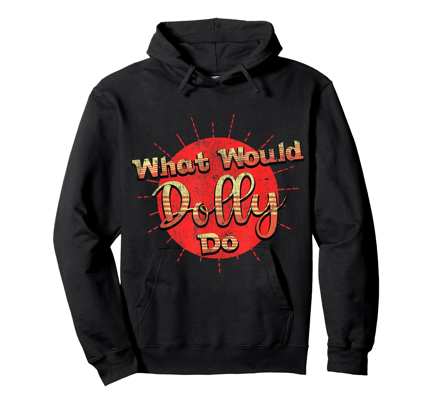 Funny What Would Dolly Do Vintage distressed Retro T-Shirt T-Shirt