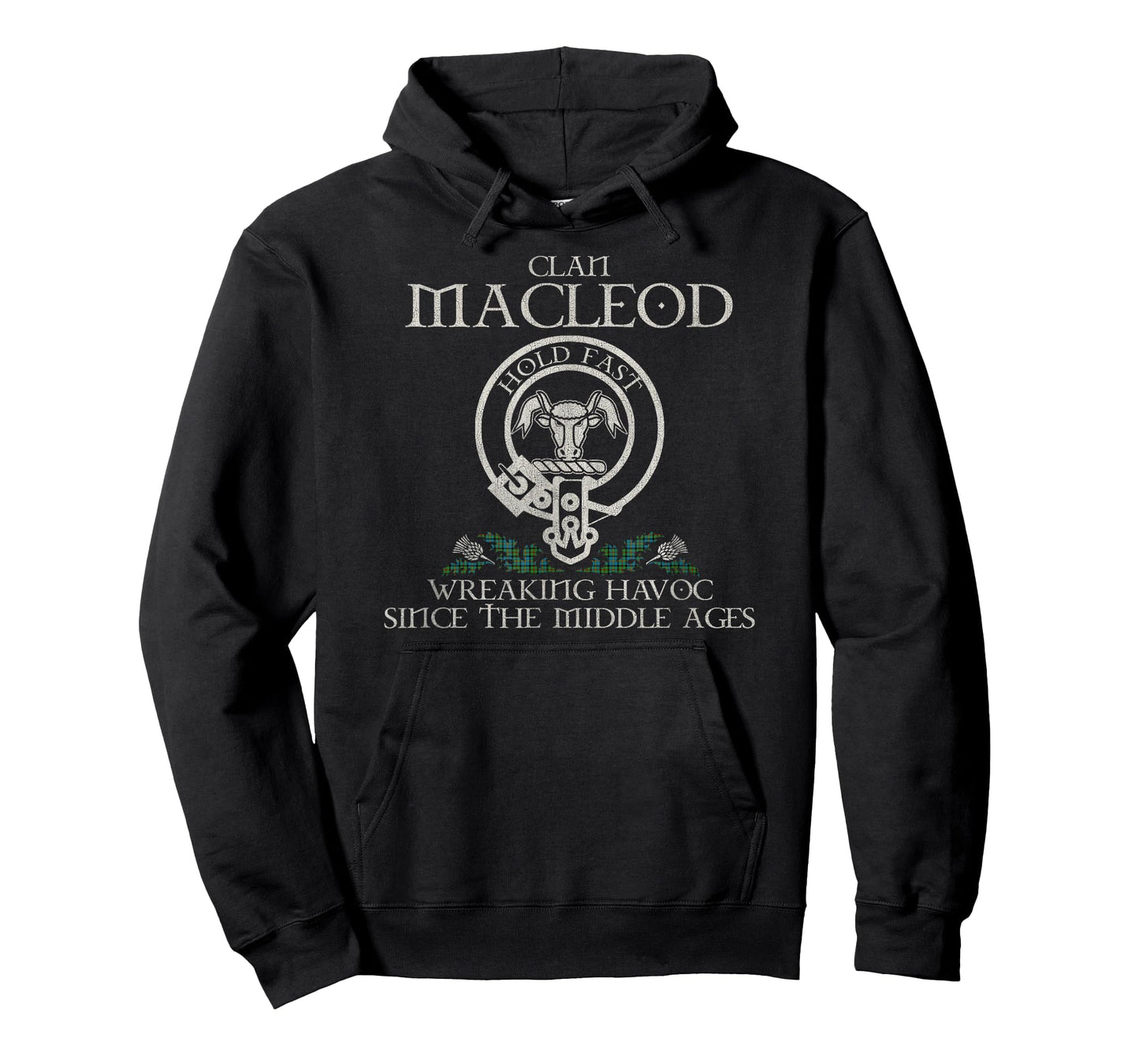 Clan MacLeod Crest, Surname, Scottish Heritage Vintage T-Shirt