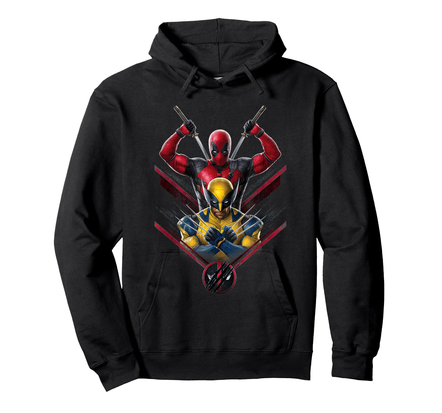 Marvel Studios Deadpool & Wolverine with Claw-Slashed Logo T-Shirt