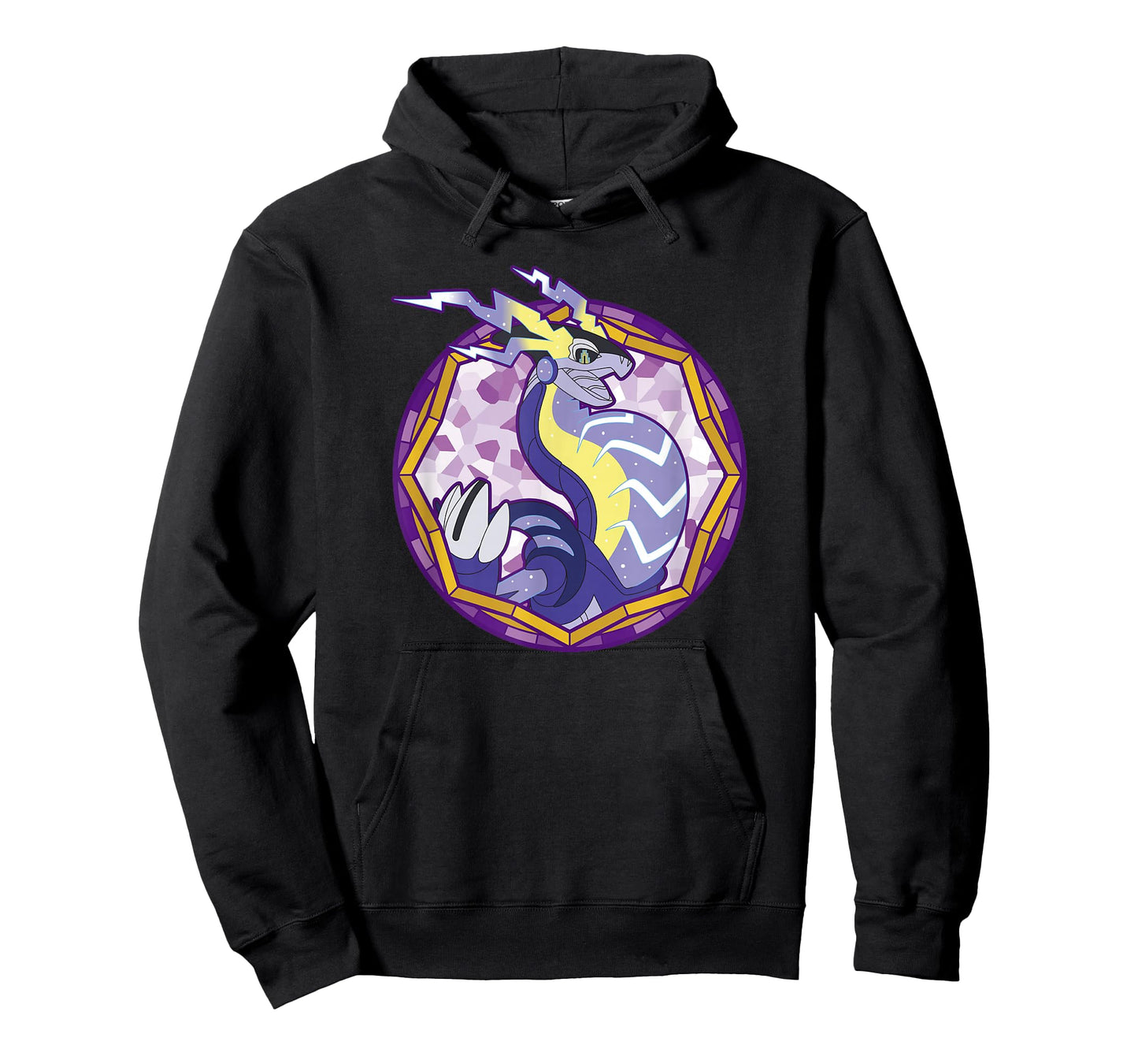 Pokémon Miraidon Legendary Paradox Violet Stained Glass Logo T-Shirt