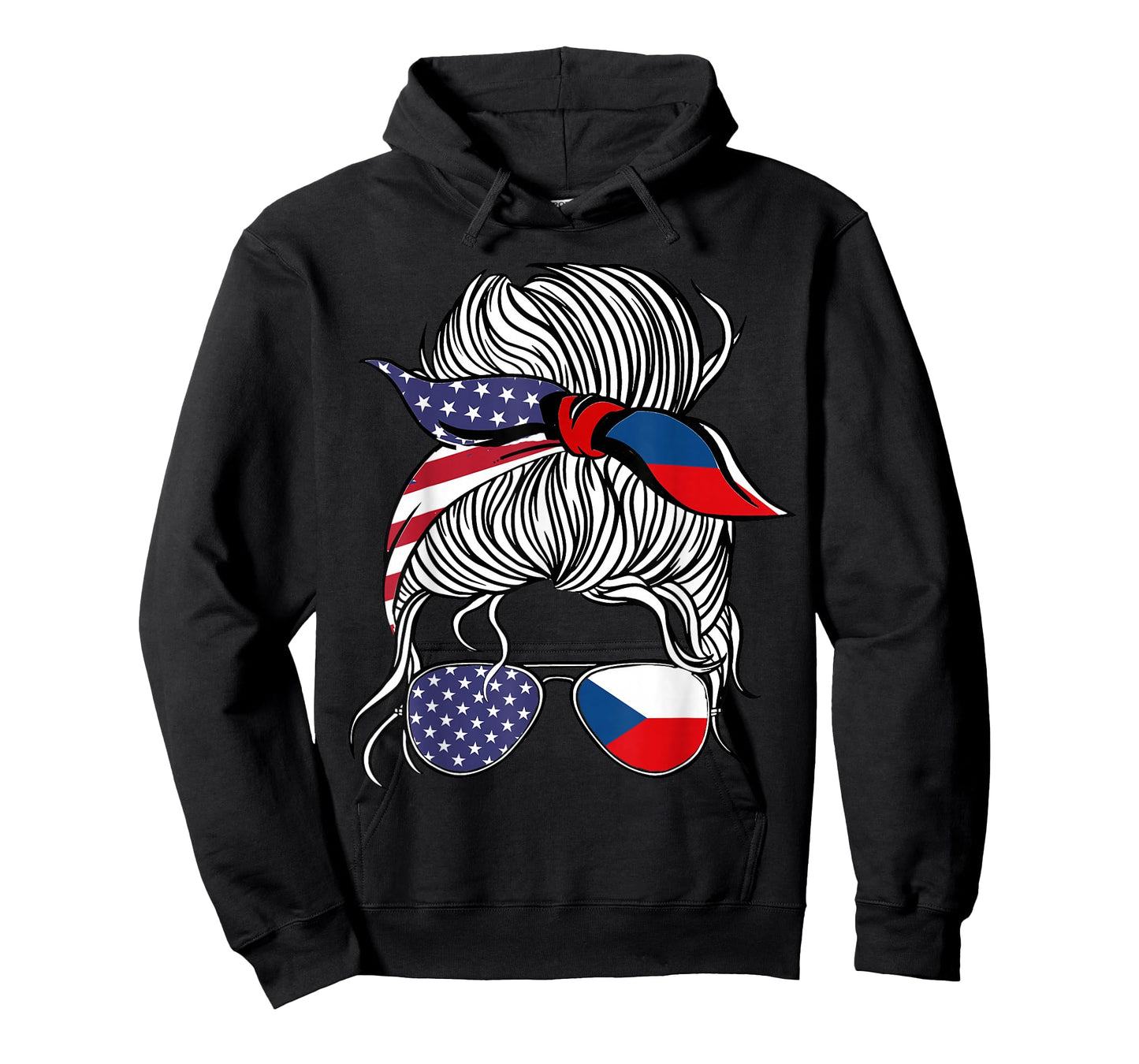 American Czech Patriot Flag Women Girl Czechia Grown T-Shirt