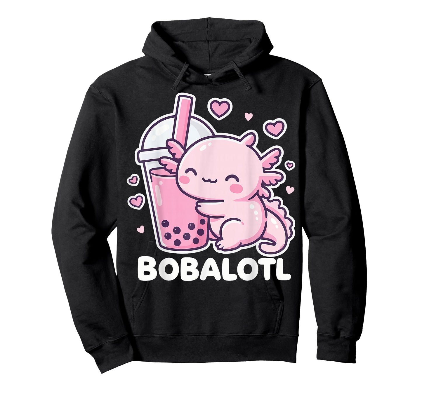 Bobalotl Axolotl Boba Tea T-Shirt