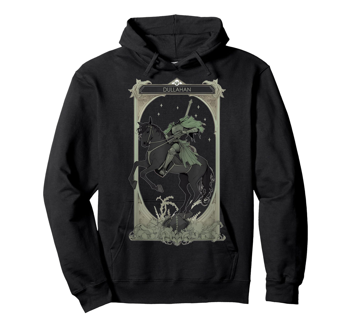 Dullahan Irish Folklore Headless Man On Horse Anime Tarot T-Shirt