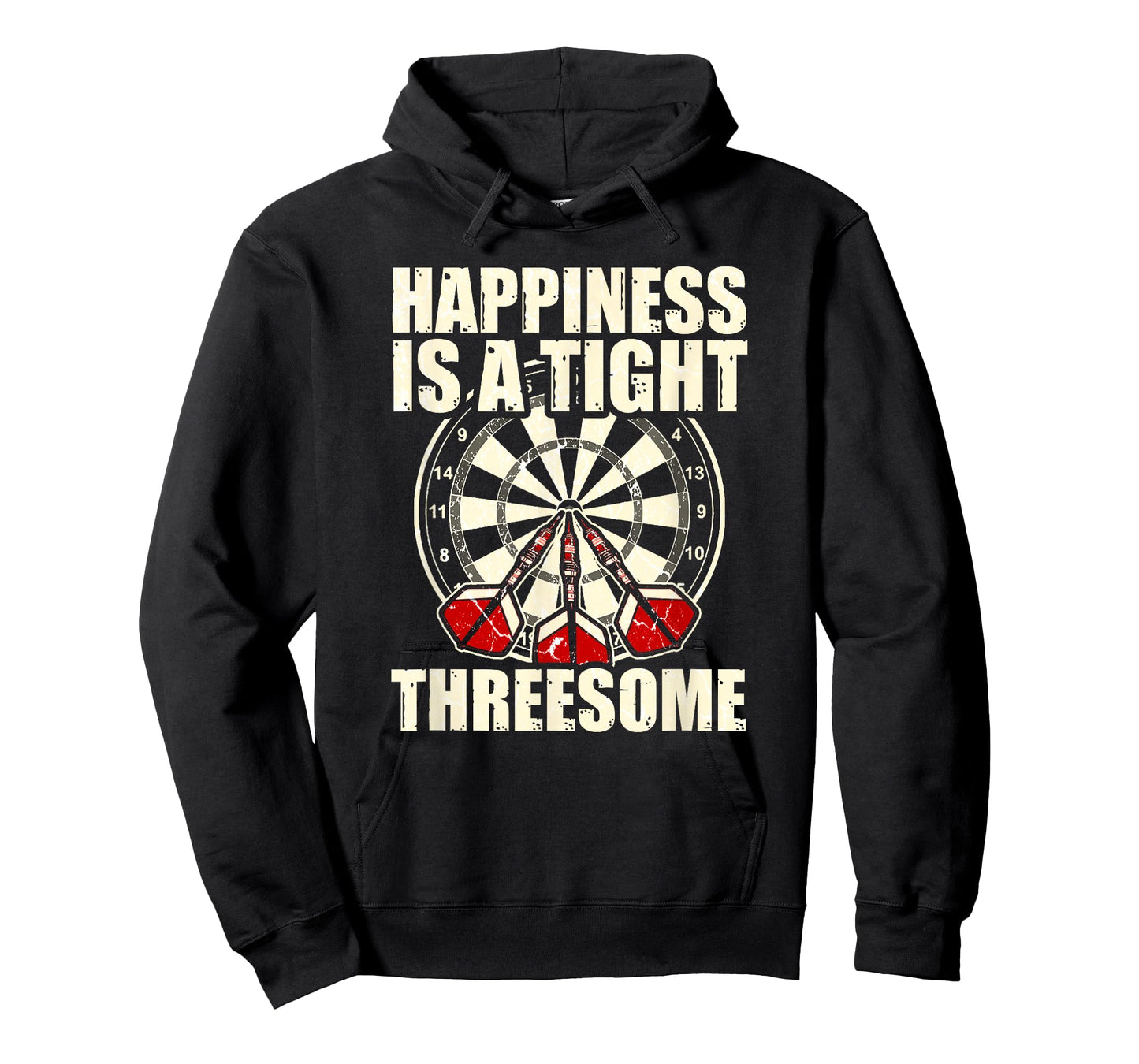Darts Funny Happiness is a tight Threesome Club Gift Shirt T-Shirt
