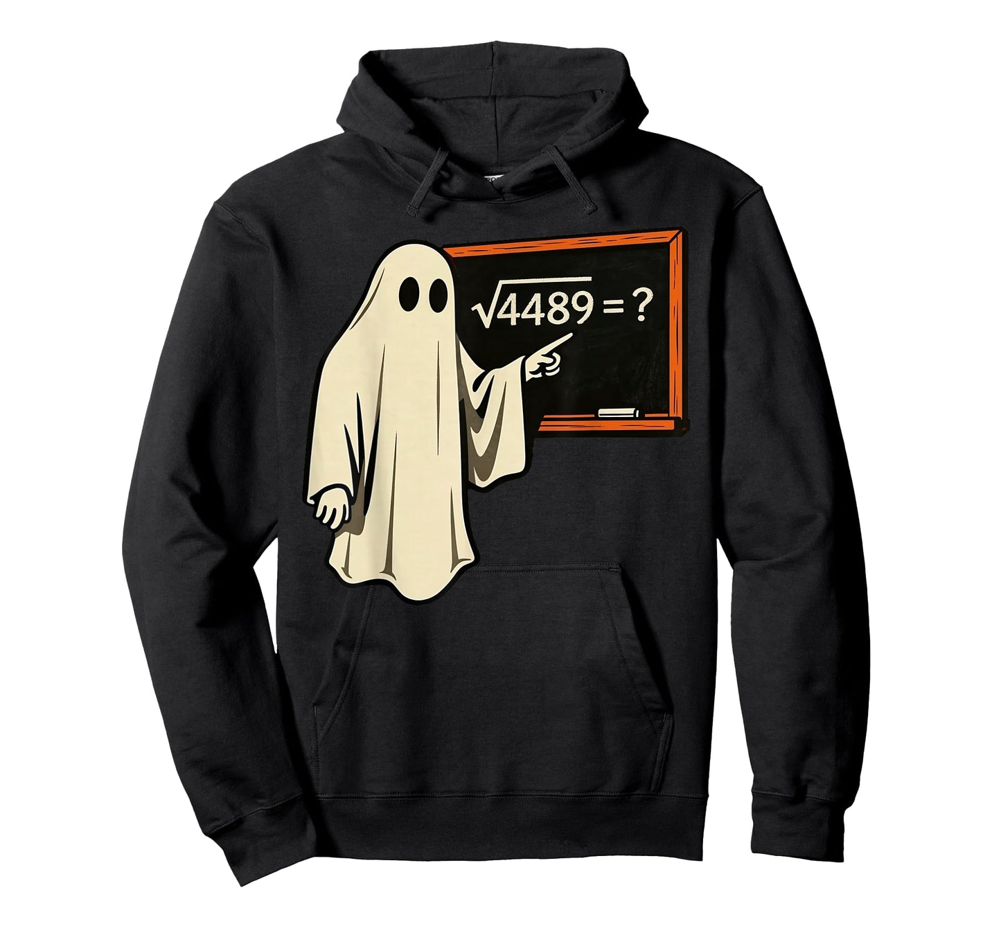 Square Root 67 Ghost Math Teacher 4489 Meme Funny Halloween T-Shirt