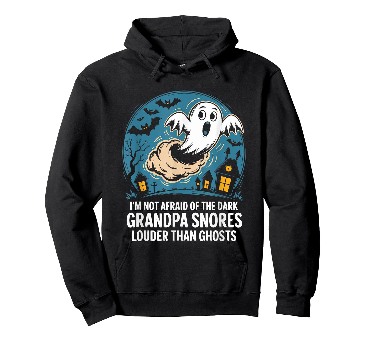 Grandpa Snores Louder Than Ghosts' Grandkids Halloween T-Shirt