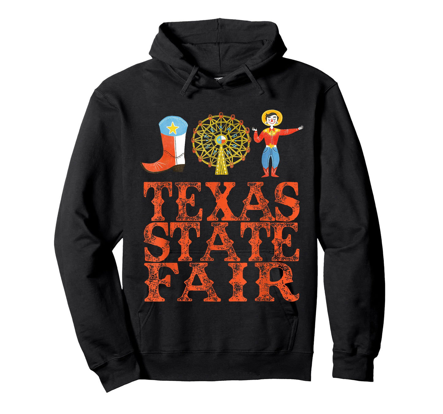 TEXAS FAIR, STATE FAIR COWBOY, FERRIS WHEEL, COUNTY FAIR T-Shirt