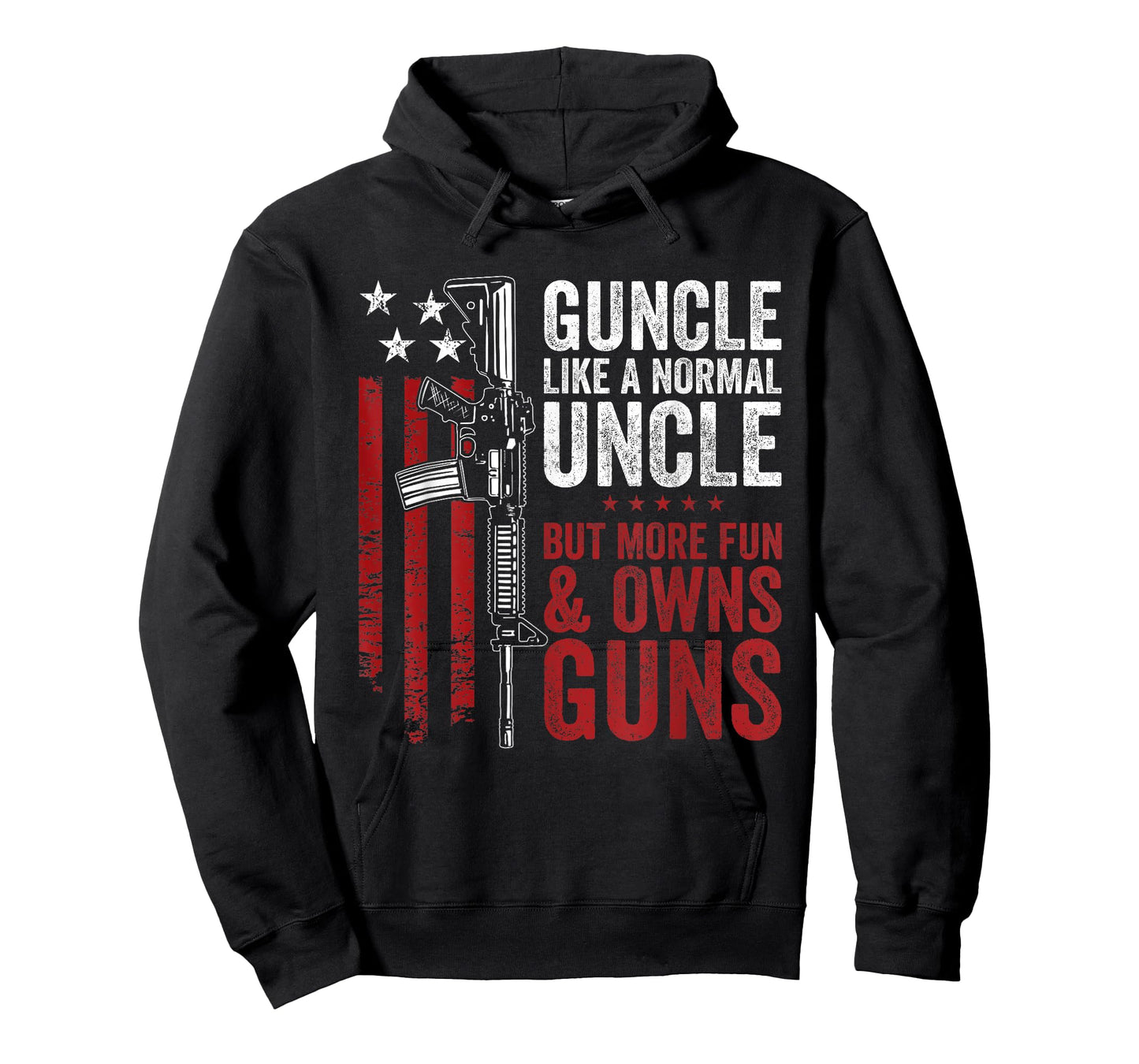Funny Guncle Like Normal Uncle More Fun Owns Guns T-Shirt
