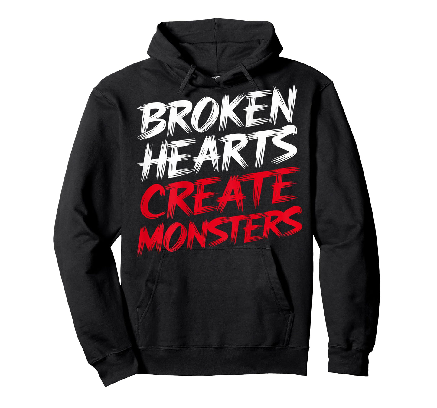 Mens Funny Gym Saying Valentine's Broken Hearts Create Monsters T-Shirt