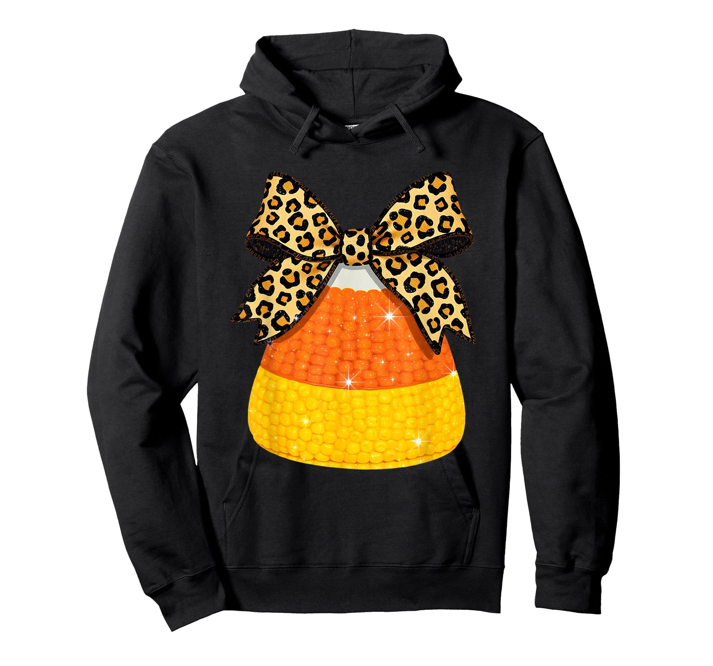 Coquette Bow Corn Candy Retro Halloween Women Kids T-Shirt